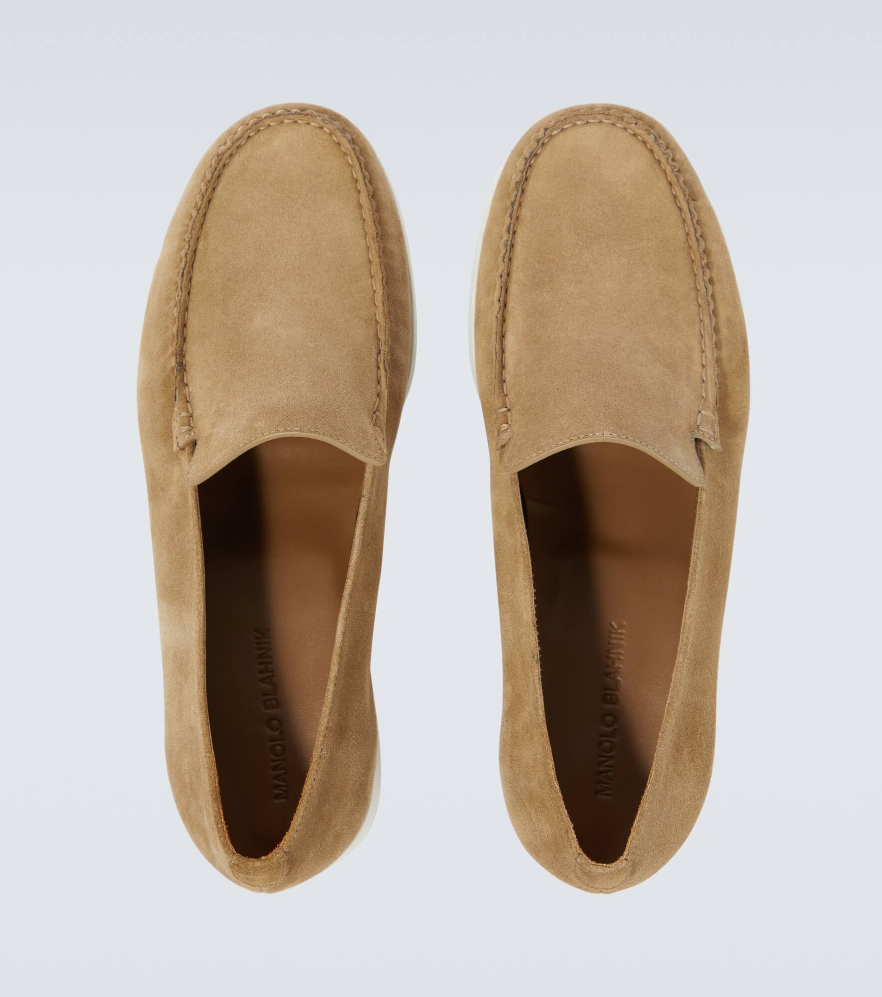 Monaco suede loafers - 4