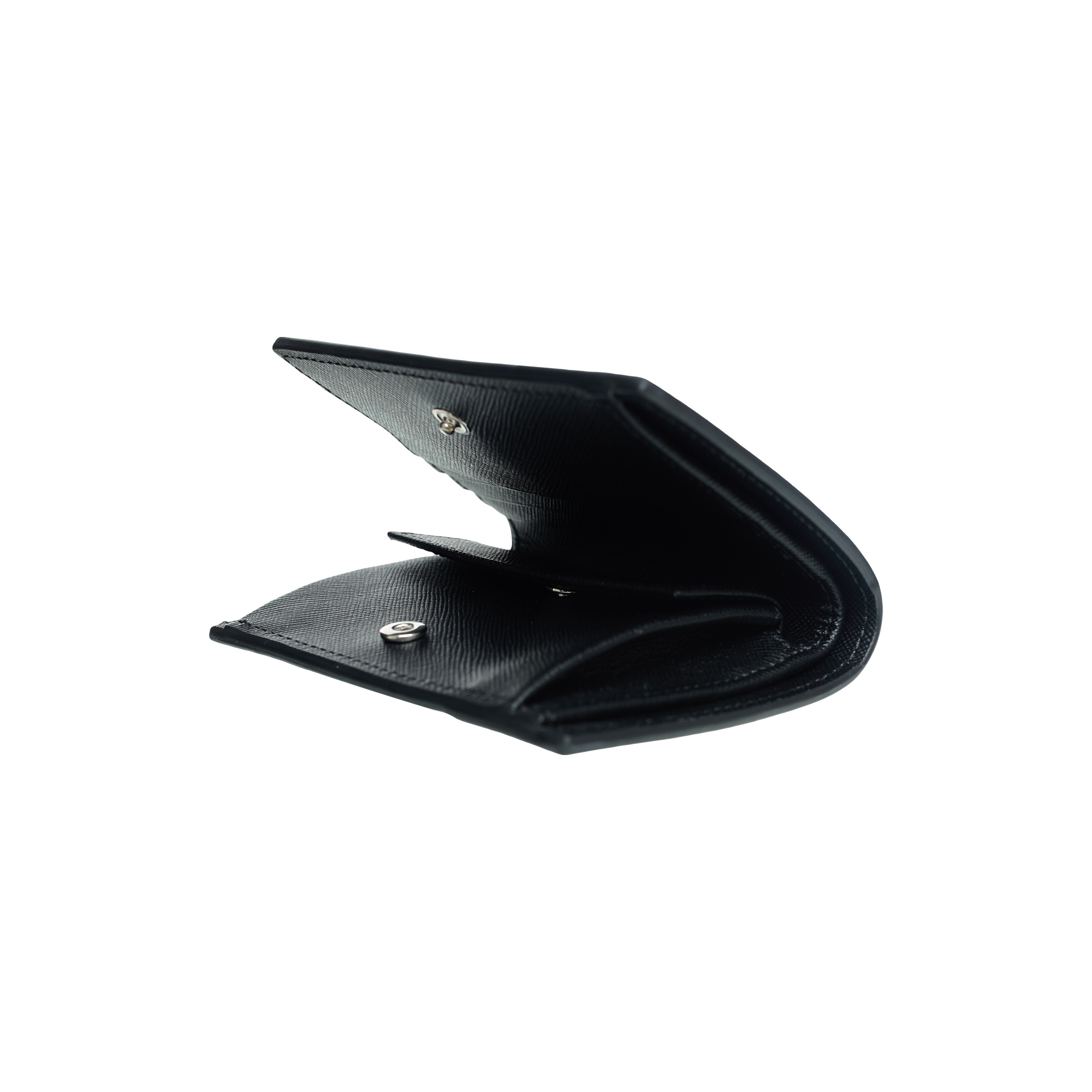 BLACK LEATHER WALLET - 4