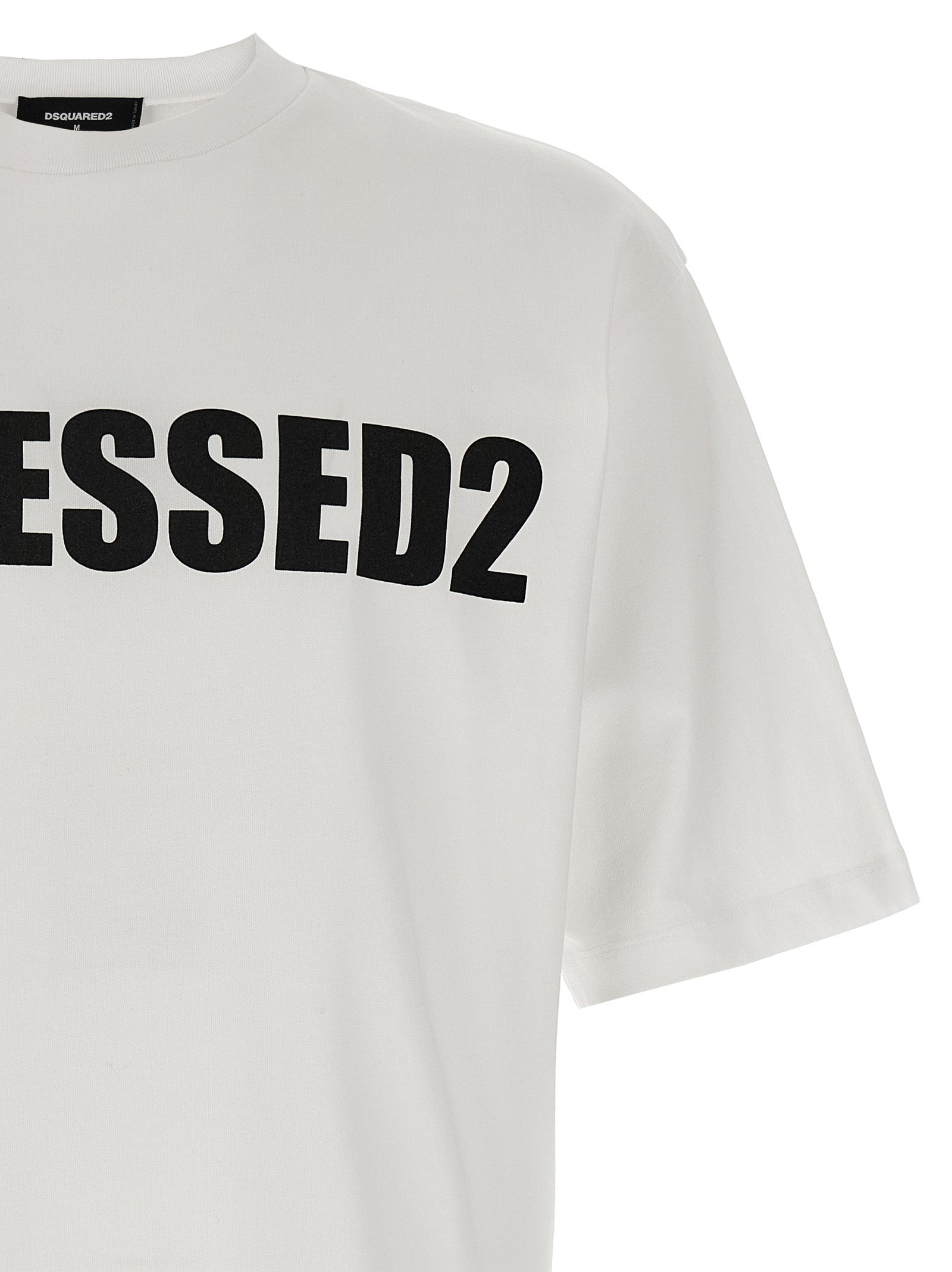Printed T-Shirt White/Black - 3
