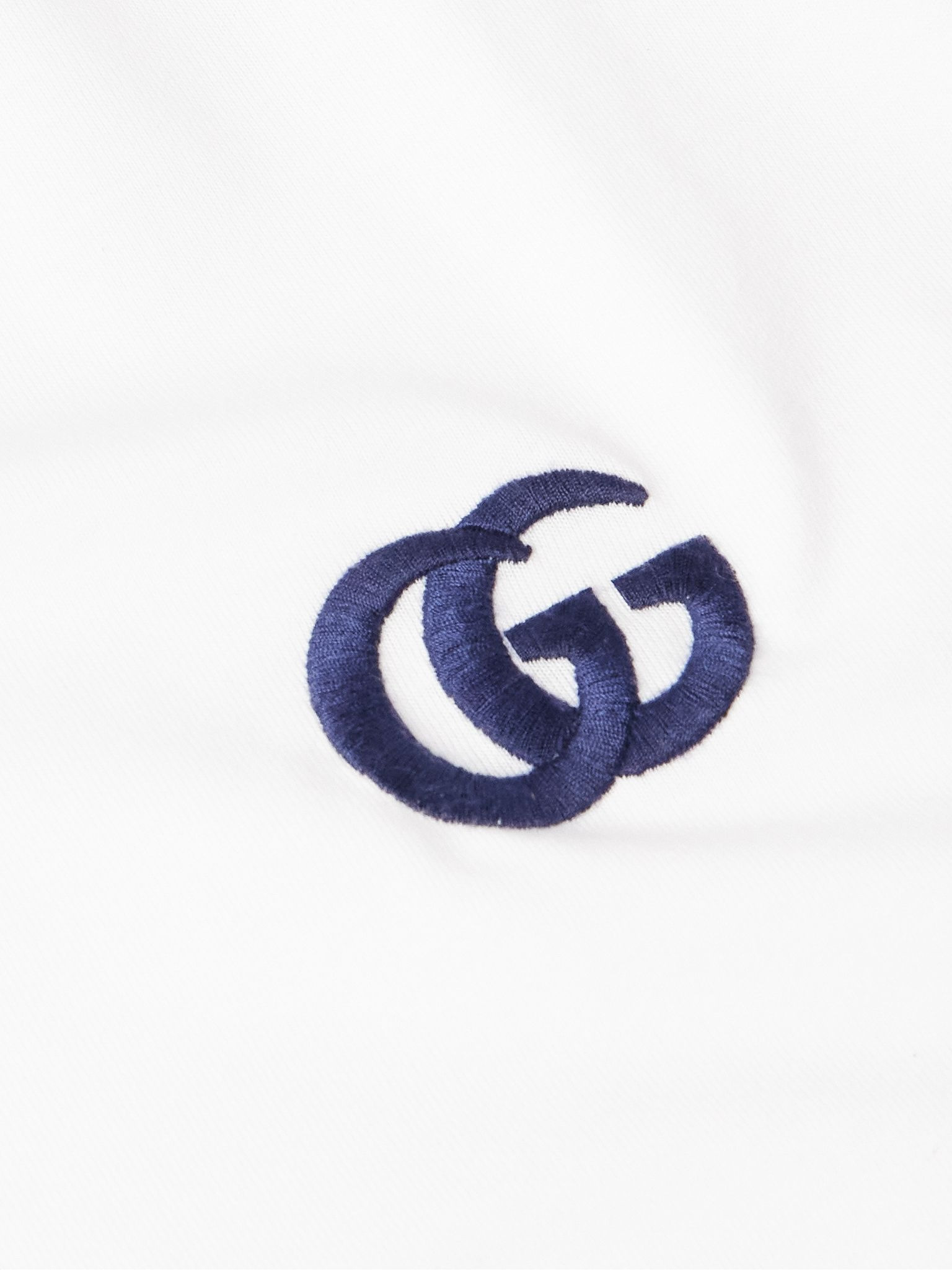 Logo-Embroidered Cotton-Jersey T-Shirt White - 4