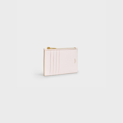 CELINE ZIPPED COMPACT CARD HOLDER IN GRAINED CALFSKIN outlook