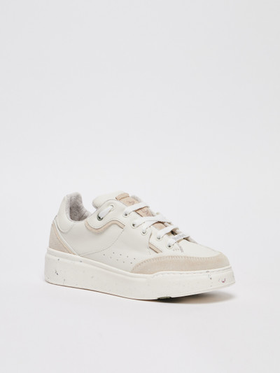 Max Mara ActiveGreen trainers in chrome-free leather outlook