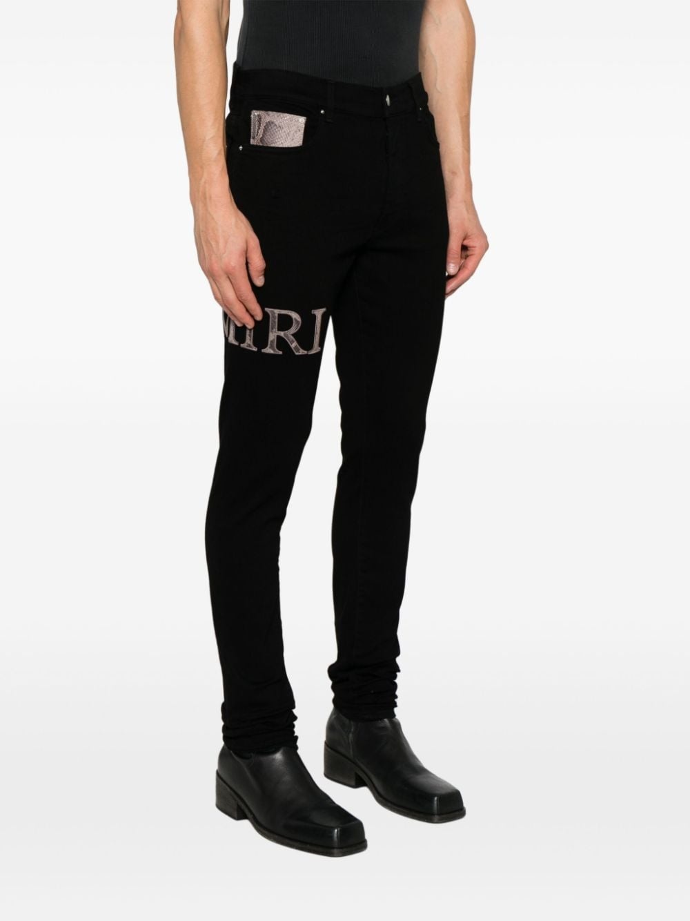 Snake Logo jeans - 3