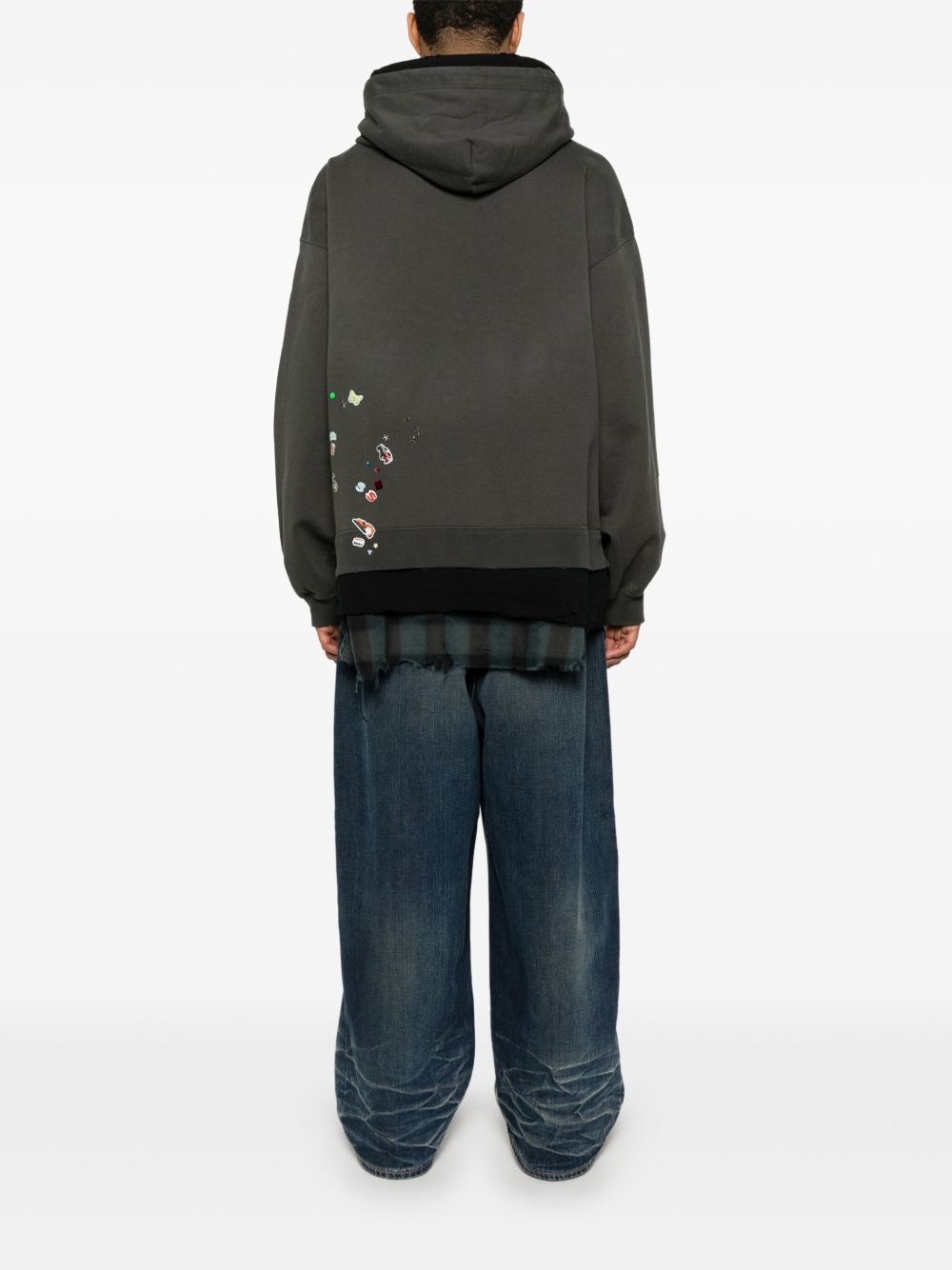 layered hoodie - 4