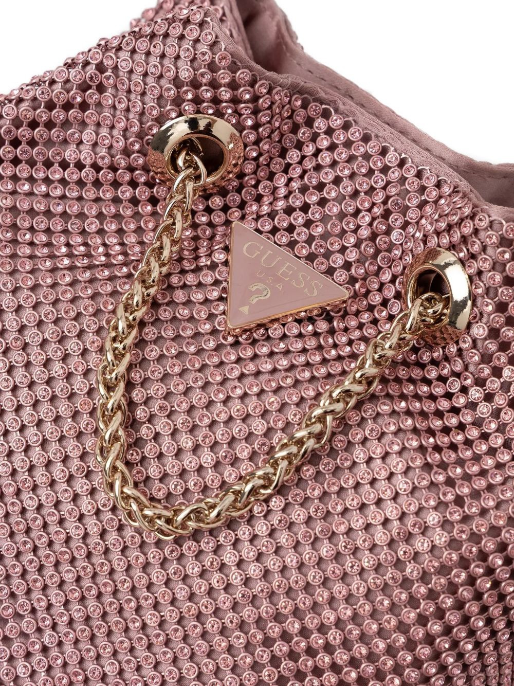 Sofia rhinestone-embellished mini bucket bag - 4