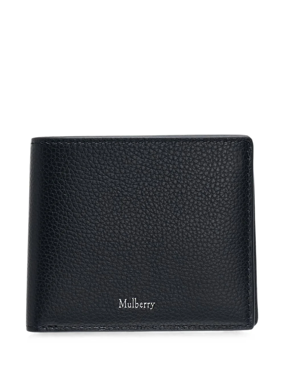 grained leather wallet - 1