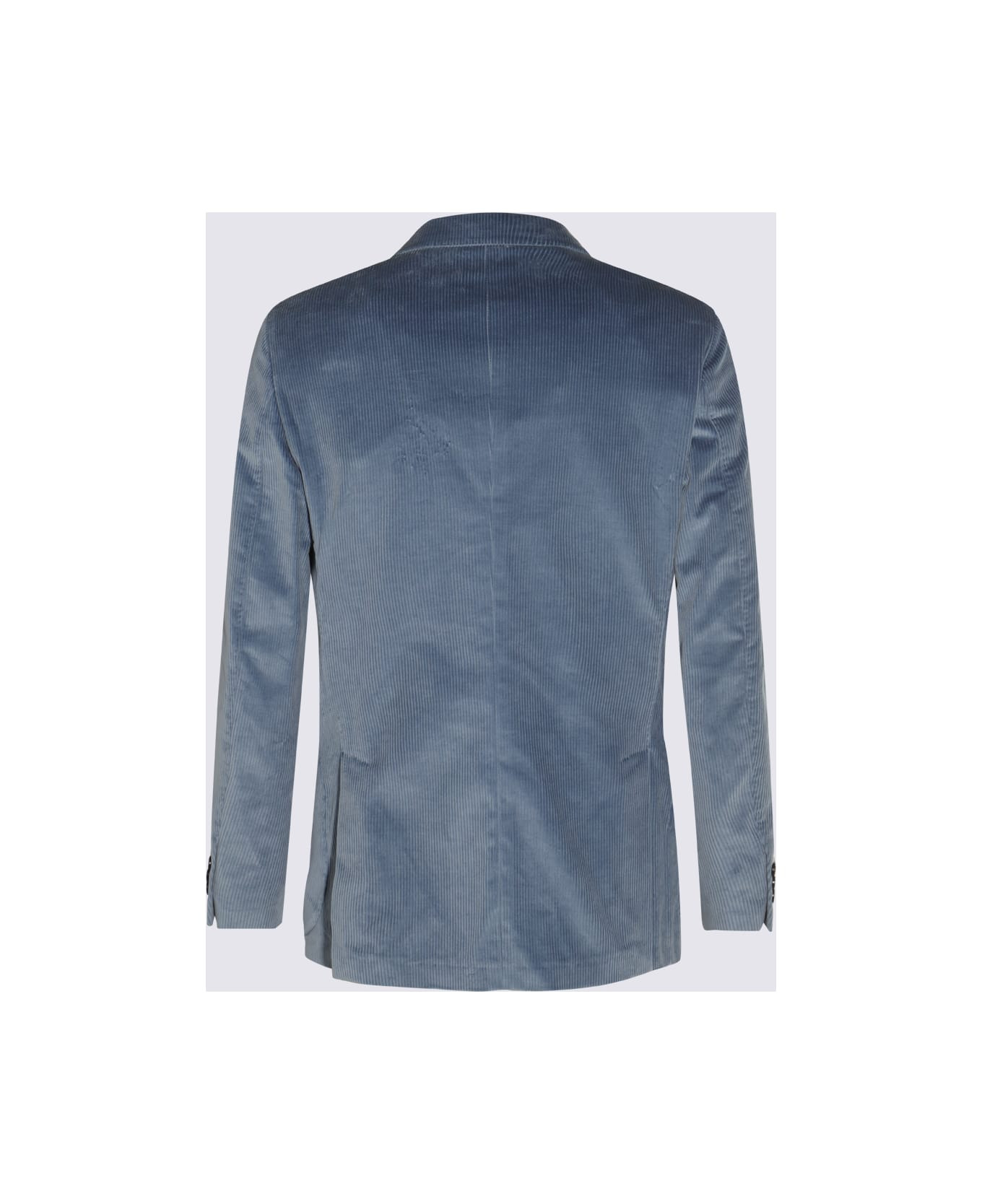 Blue Cotton Suit - 4