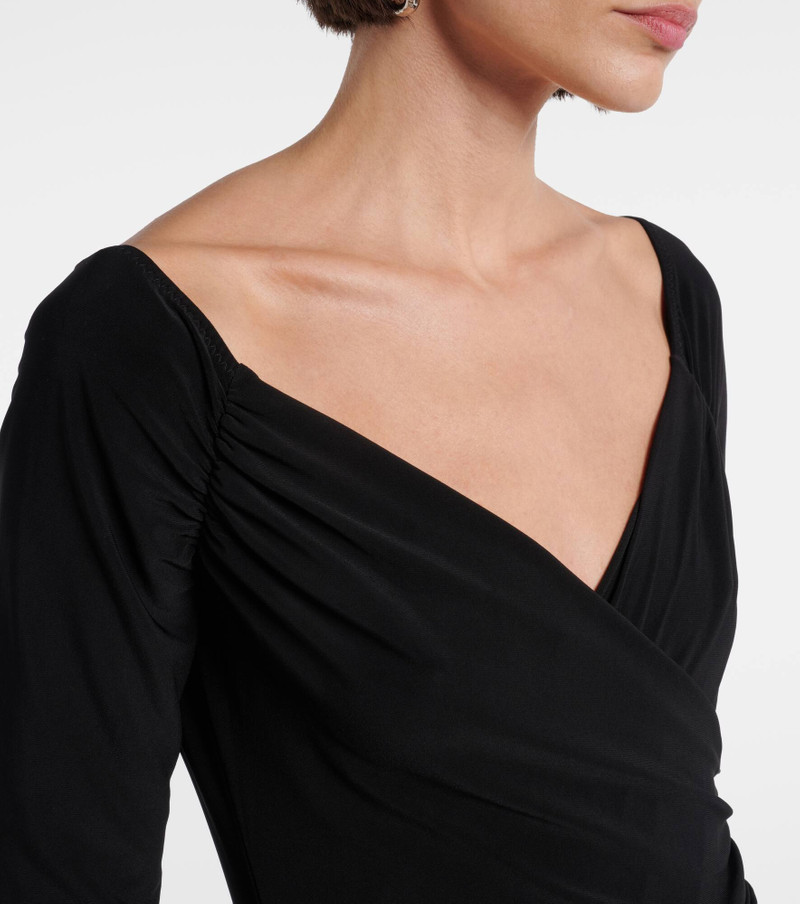 Ruched jersey minidress 4