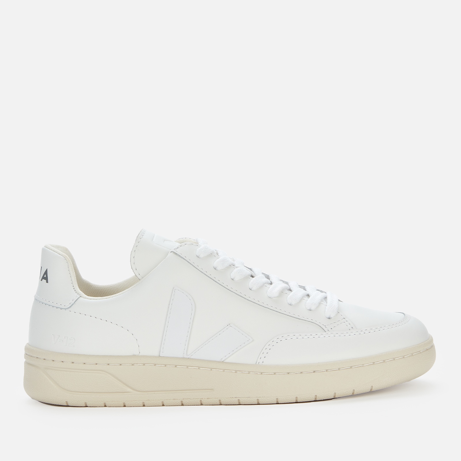 Veja Women's V-12 Leather Trainers - Extra White - 1