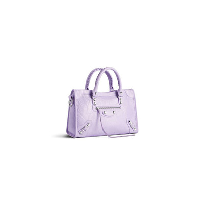 BALENCIAGA Women's Le City Small Bag in Light Purple outlook