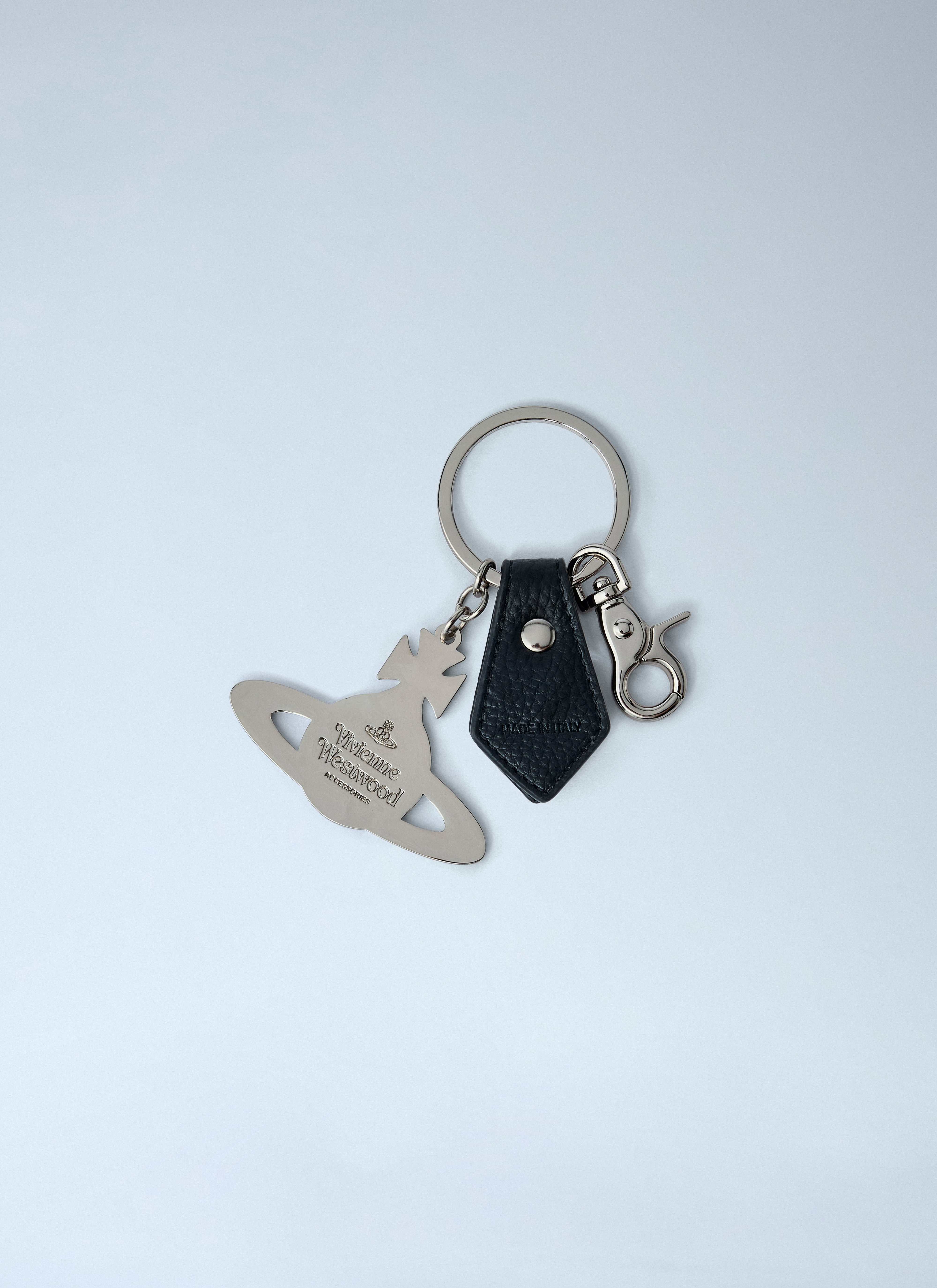 Vivienne Westwood Men Hammered Orb Keyring - 4