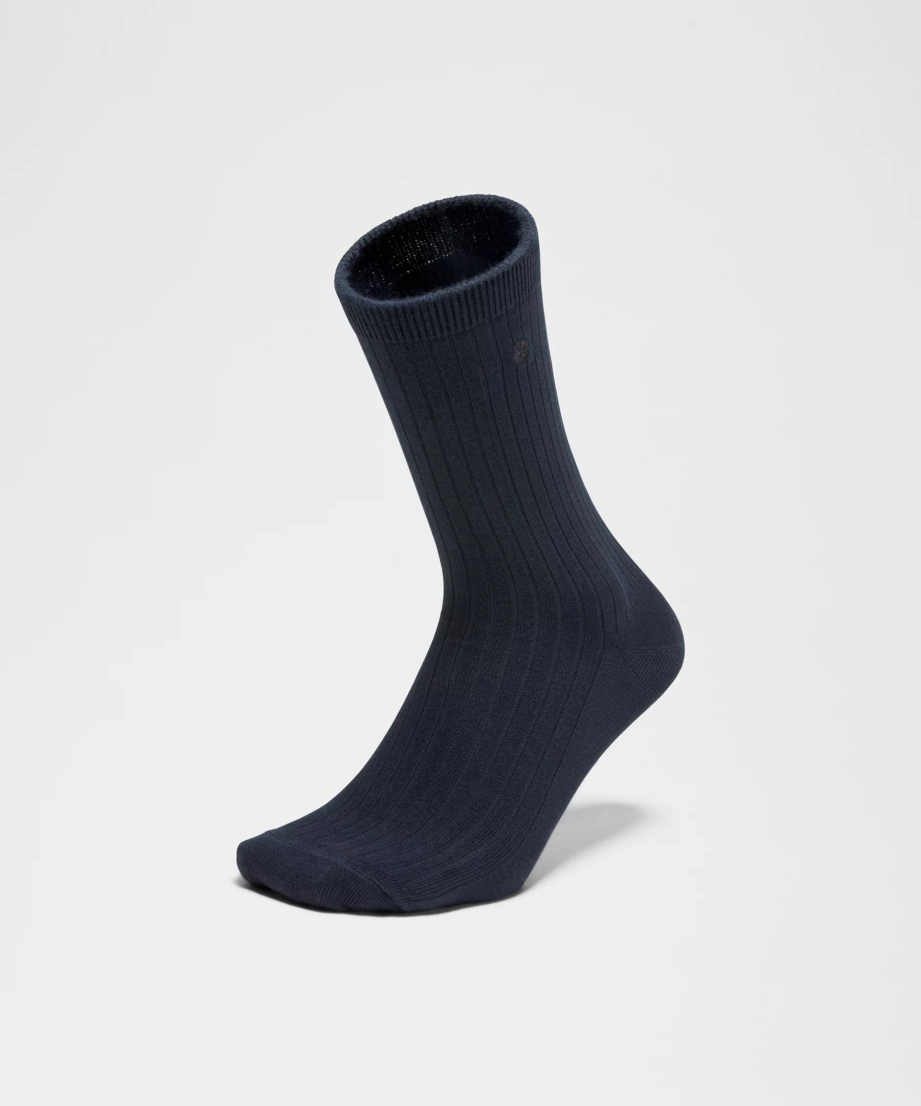 Unisex Ribbed Cotton-Blend Crew Socks - 3
