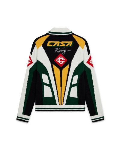 CASABLANCA Casa Racing Knit Jacket outlook