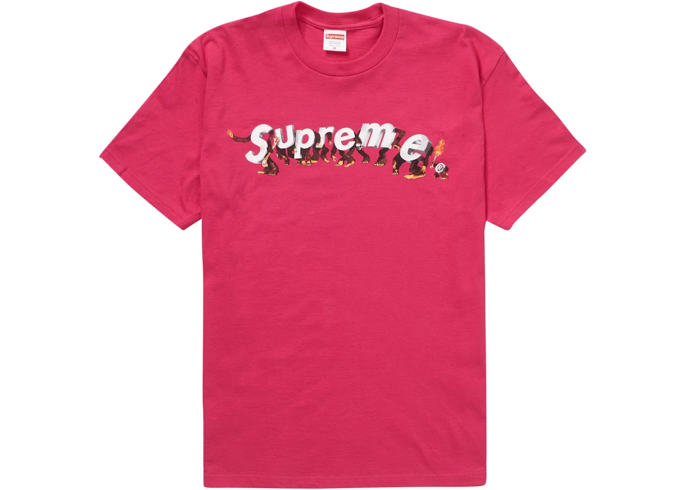 Supreme Apes Tee Pink - 1