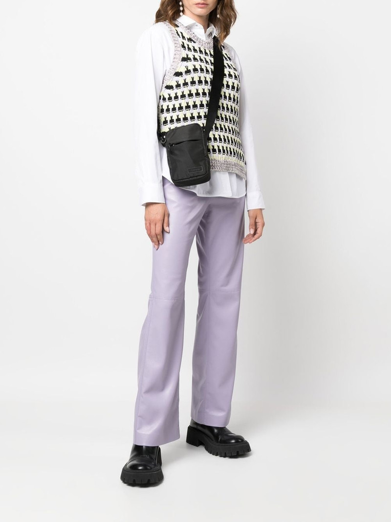 GANNI logo-patch crossbody bag outlook