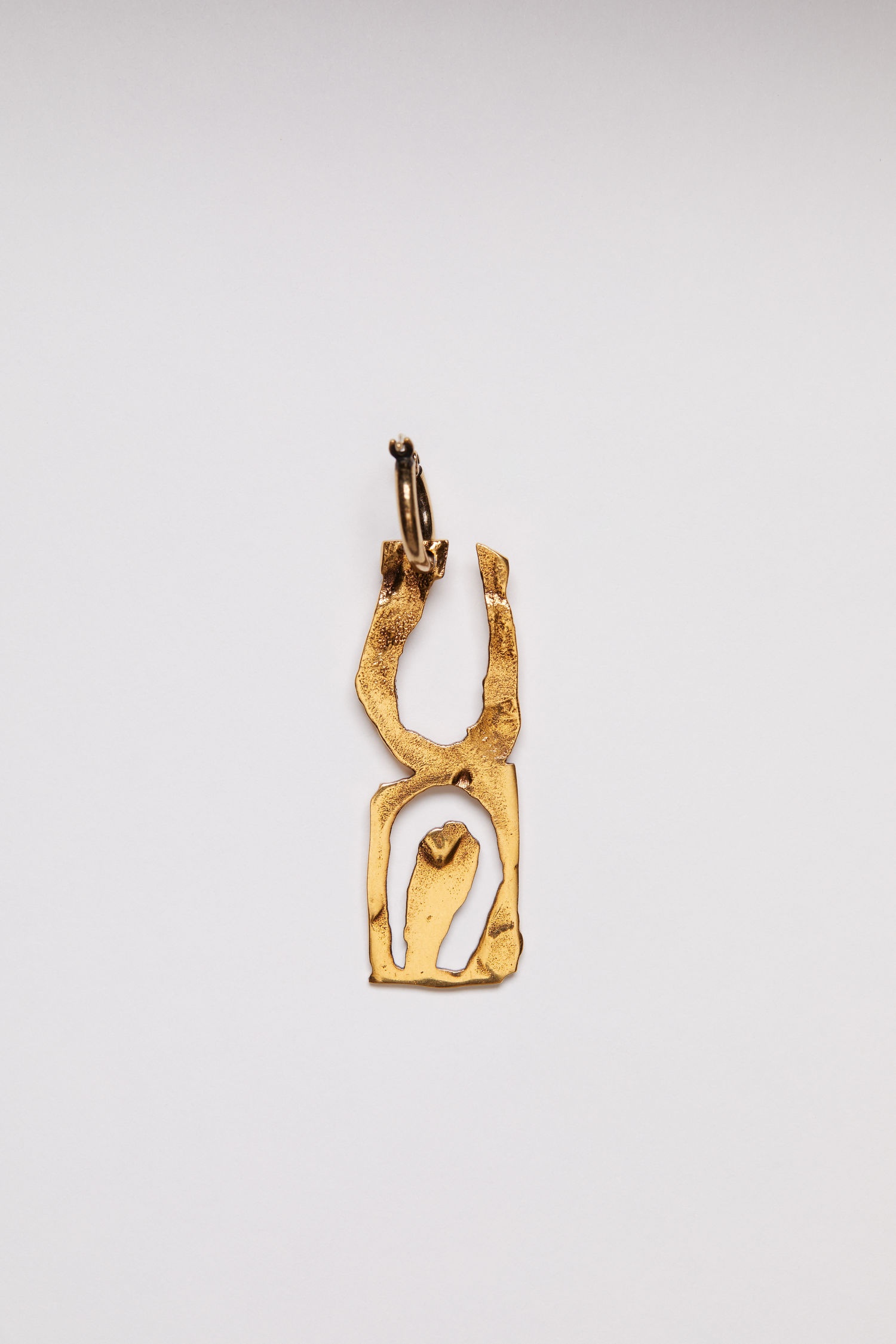 U earring gold - 2