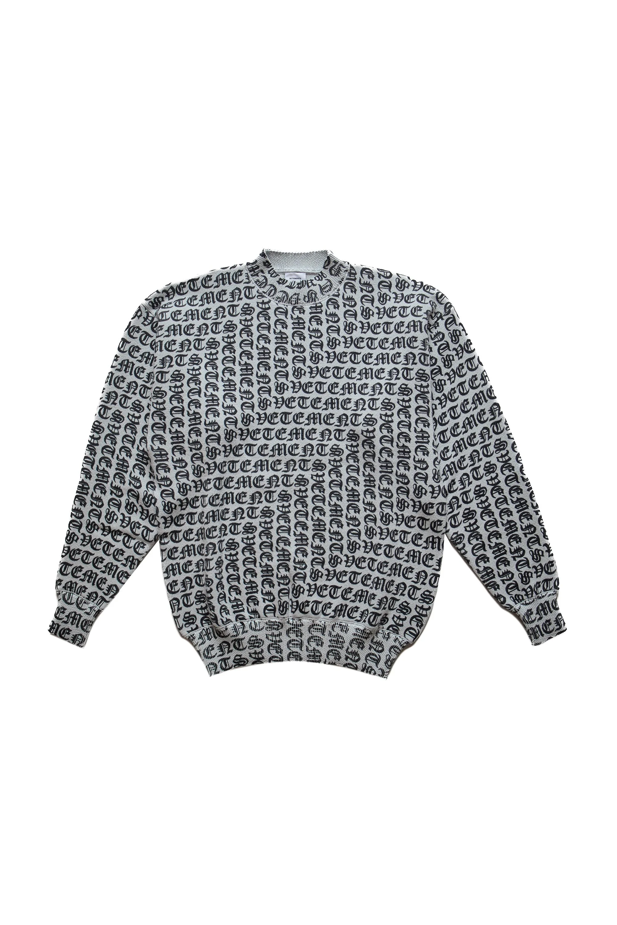 Vetements Gothic Monogram Sweater - 1