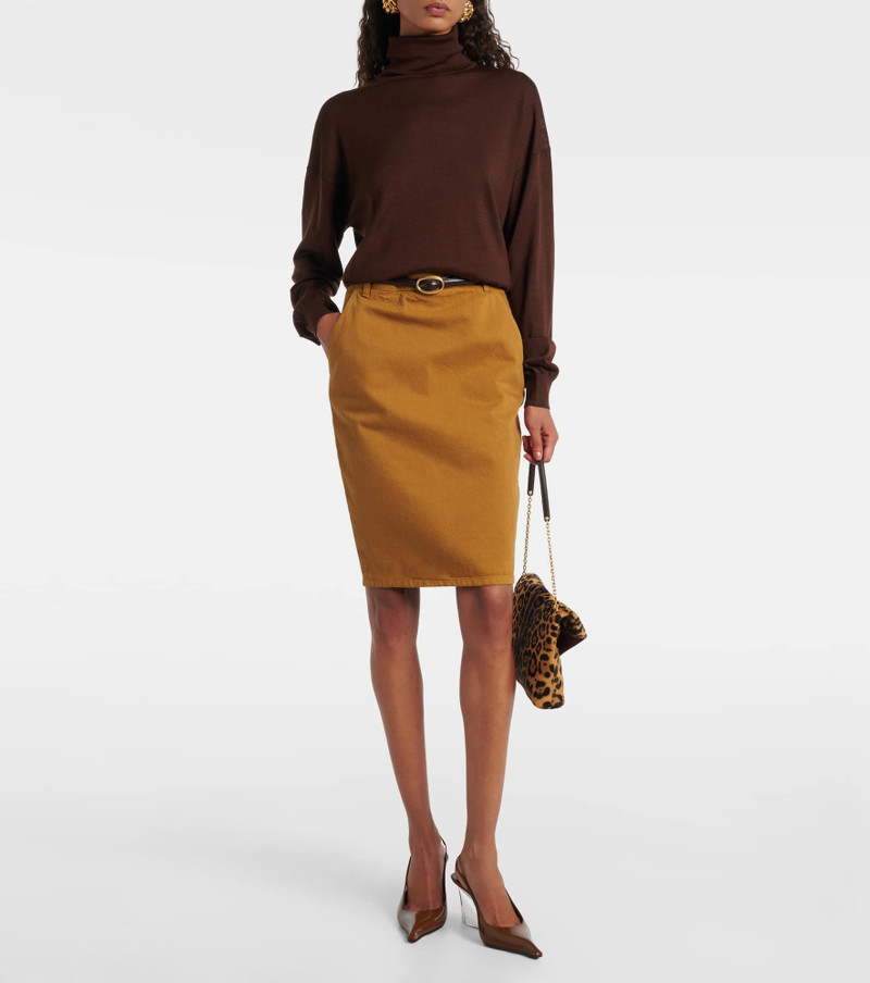 SAINT LAURENT Wool, cashmere, and silk turtleneck sweater outlook