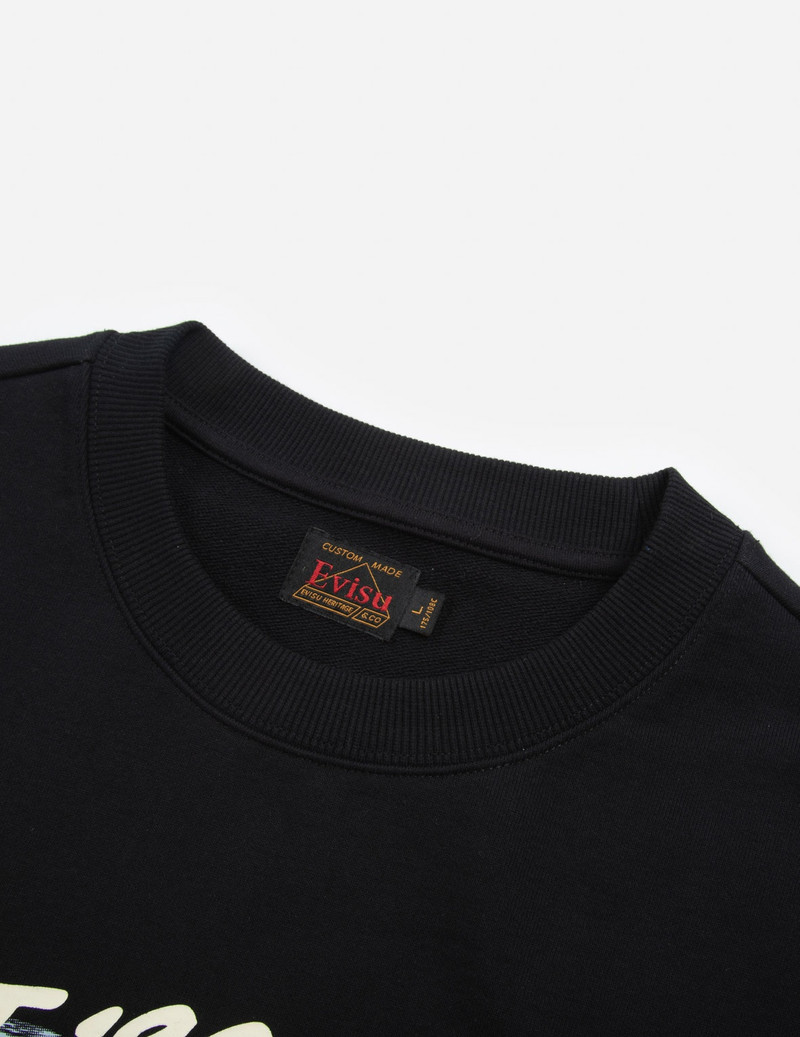 INARI MASK AND SLOGAN HANDWRITING PRINT RELAX FIT SWEATSHIRT 9