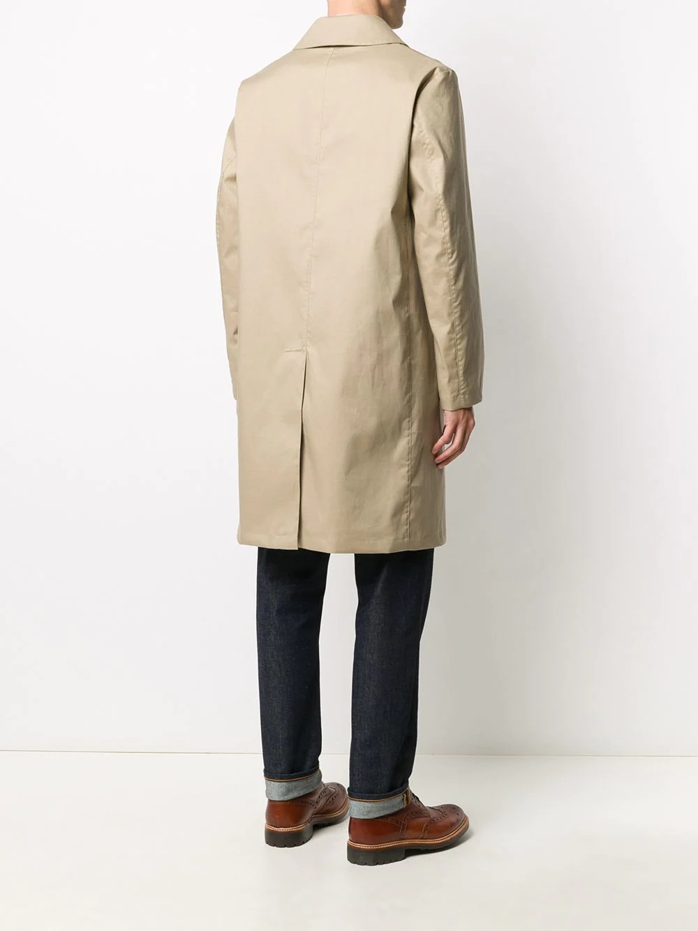 MANCHESTER single-breasted car coat - 4