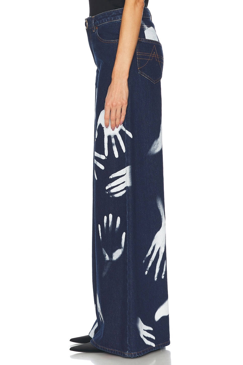 Handprint Wide Leg - 3