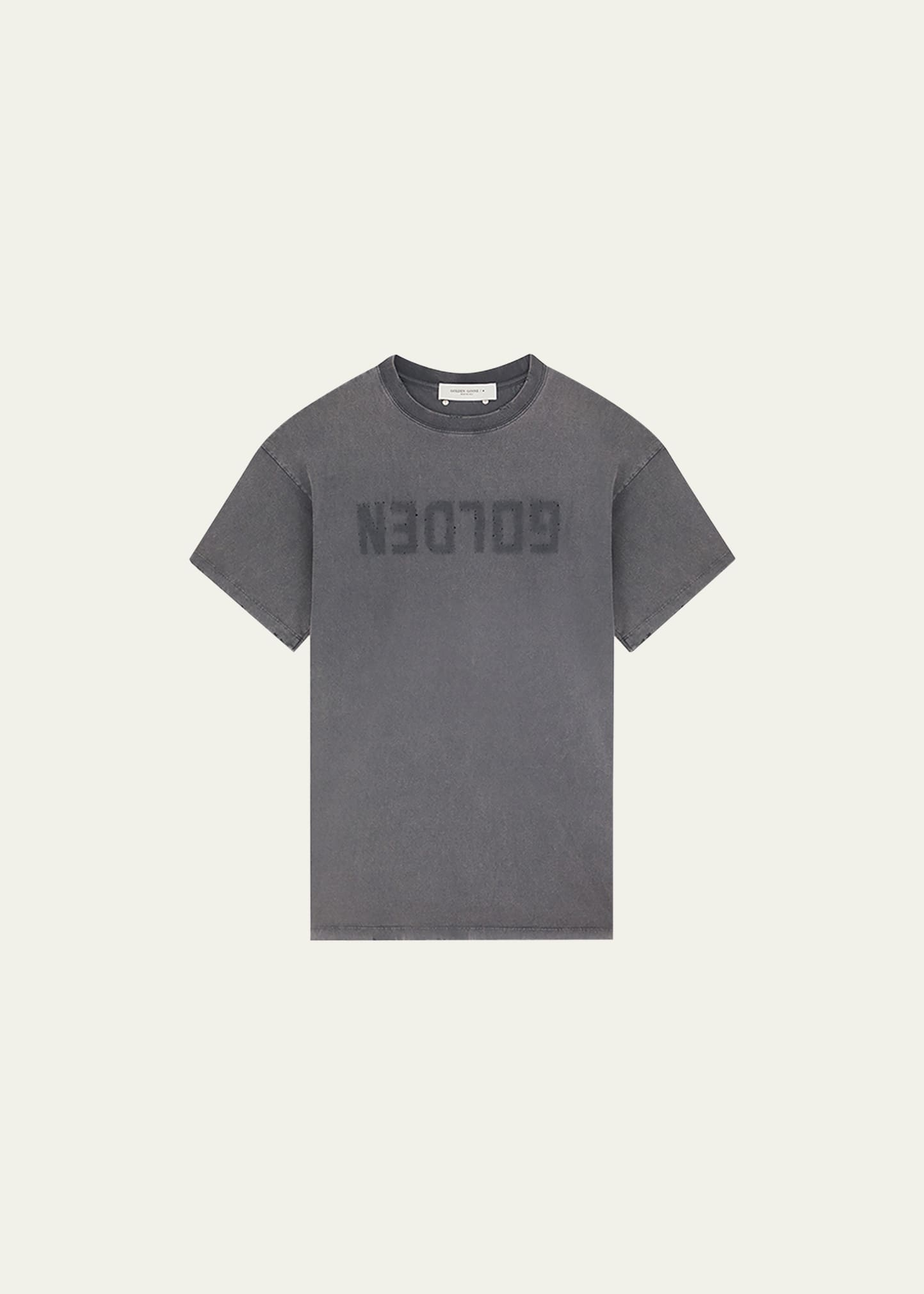 Distressed Logo T-Shirt Dress - 1
