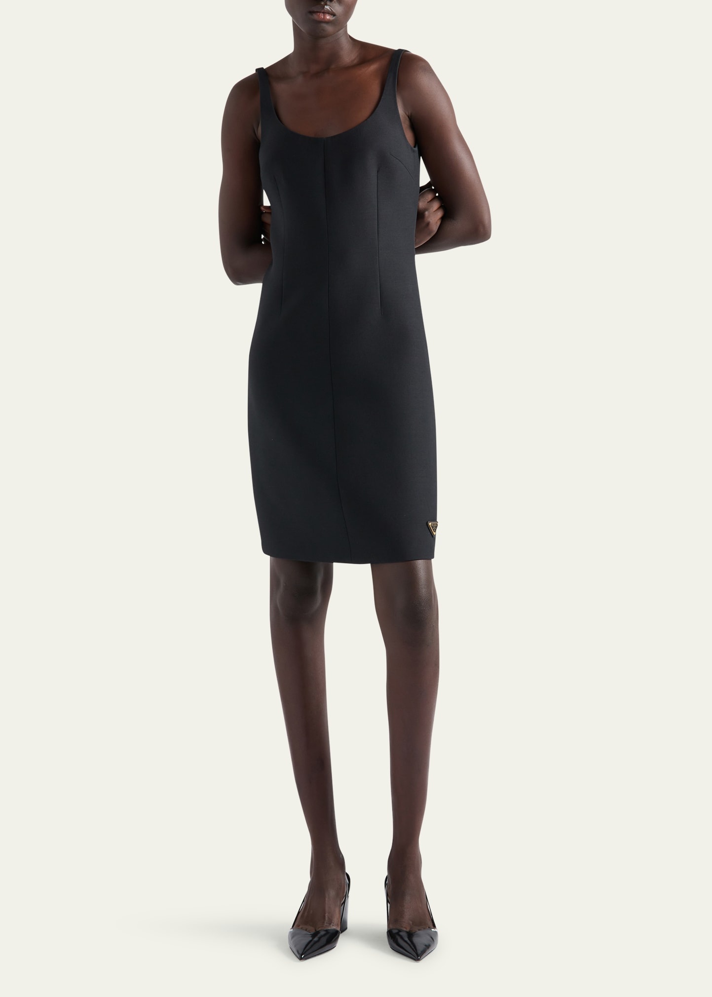 Tricotine Wool Mini Dress - 2