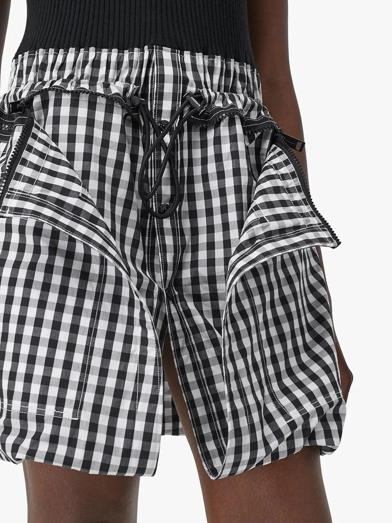 gingham loop-back dress 5