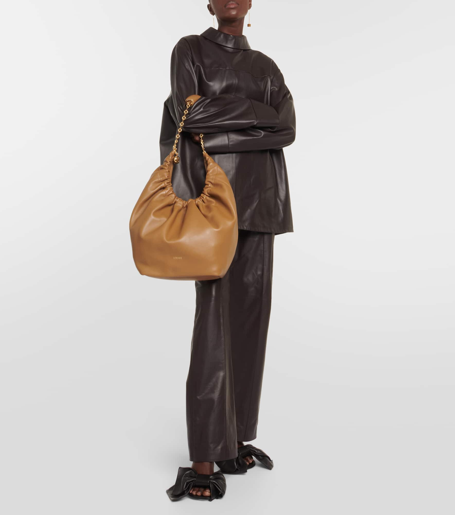 Squeeze Medium leather shoulder bag - 5