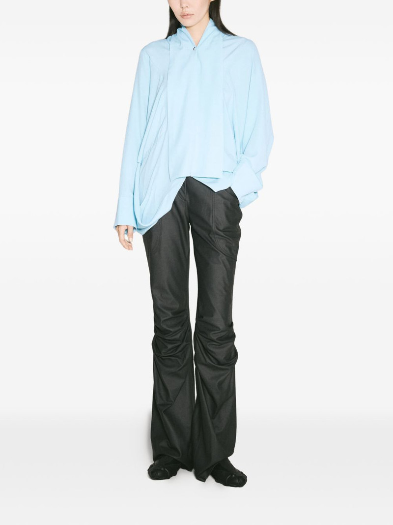 Kiko Kostadinov draped shirt outlook