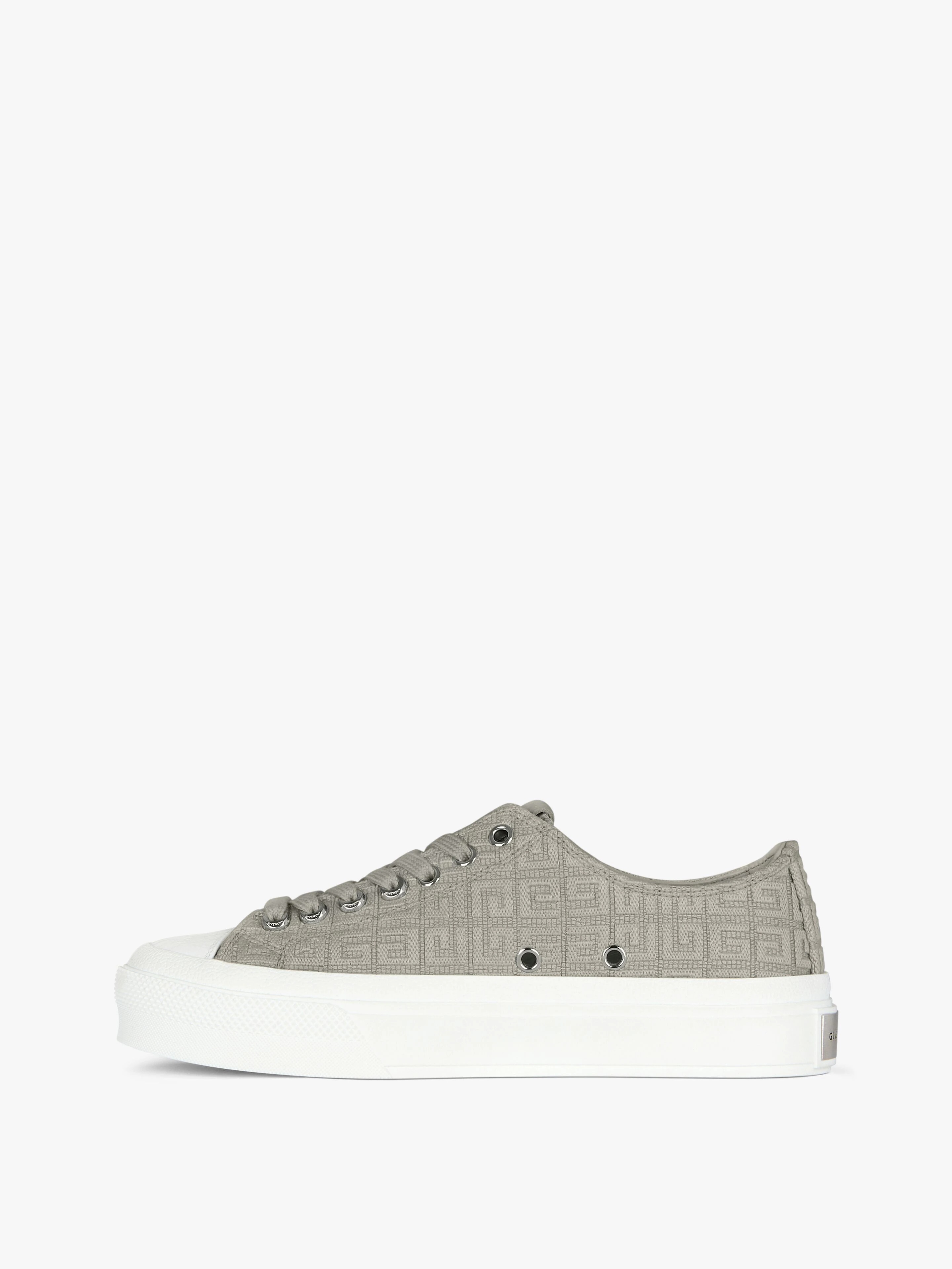 CITY SNEAKERS IN 4G EMBROIDERED CANVAS - 3