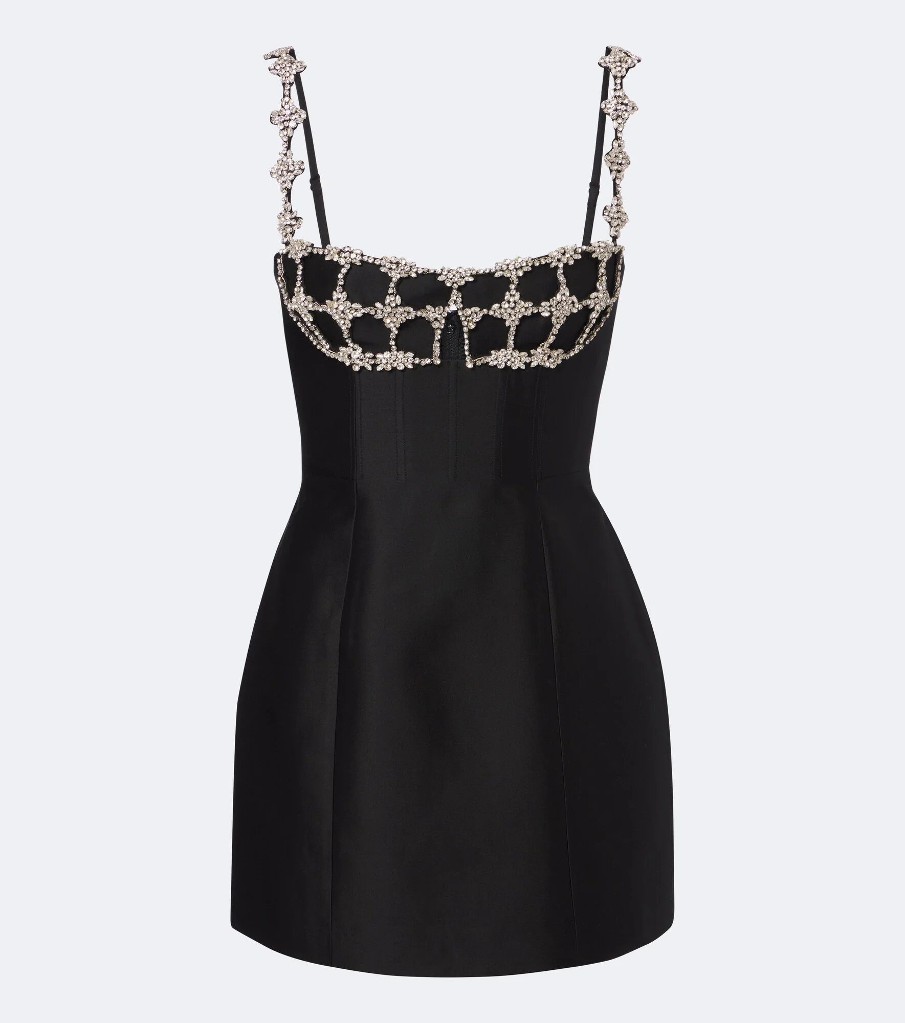 Acacia wool and silk bustier dress - 1