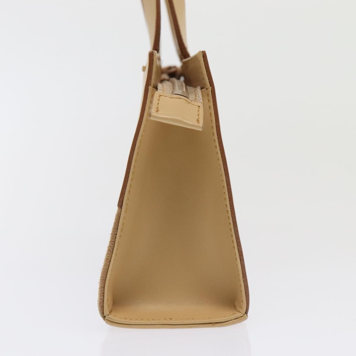 Burberry Hand Bag Leather Beige - 3