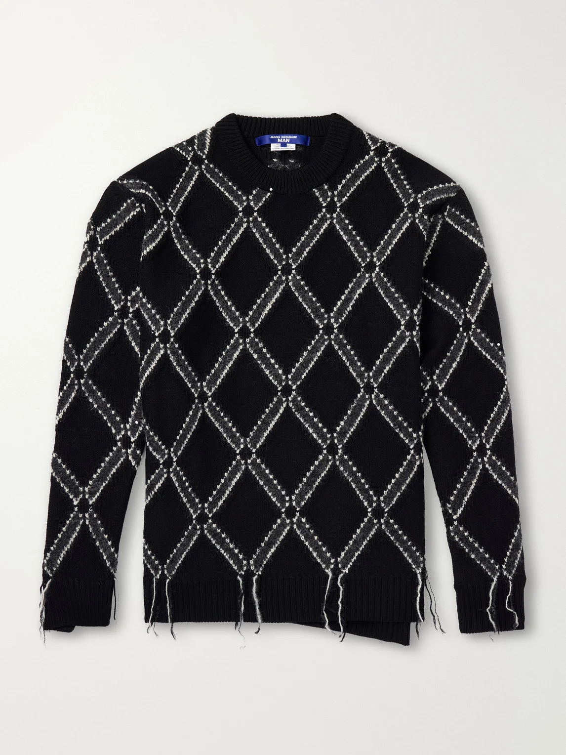 Intarsia Wool-Blend Sweater - 1