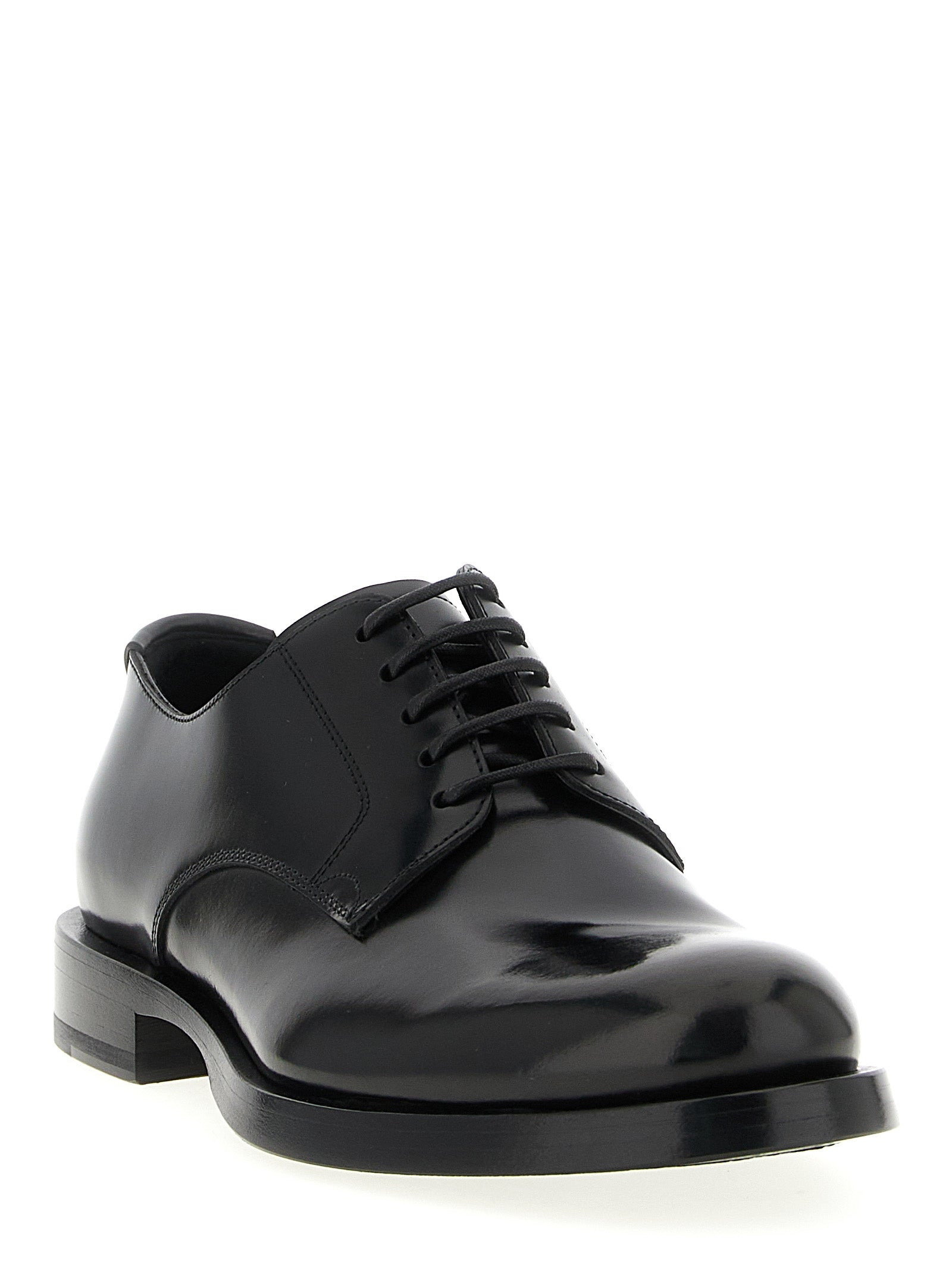 Derby Lace-Up Shoes Lace Up Shoes Black - 2