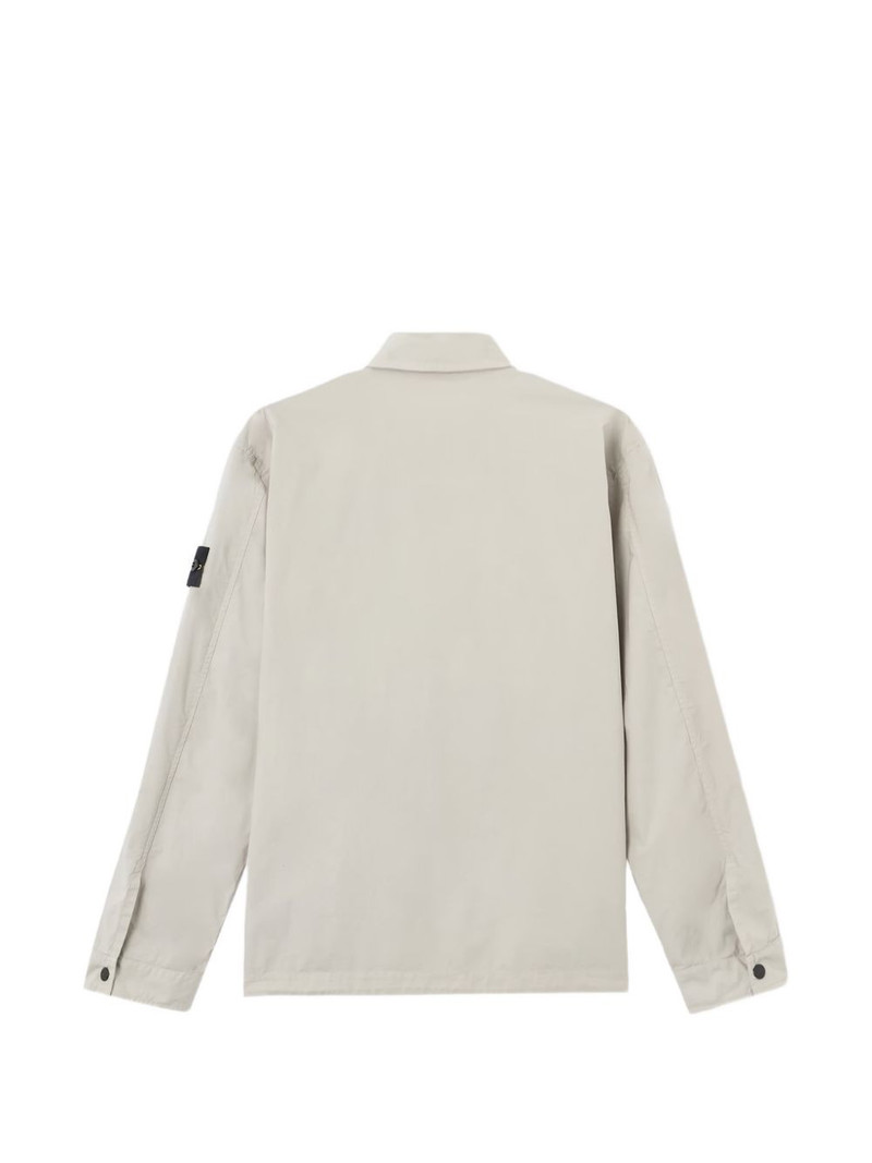 Stone Island Compass-badge shirt jacket outlook