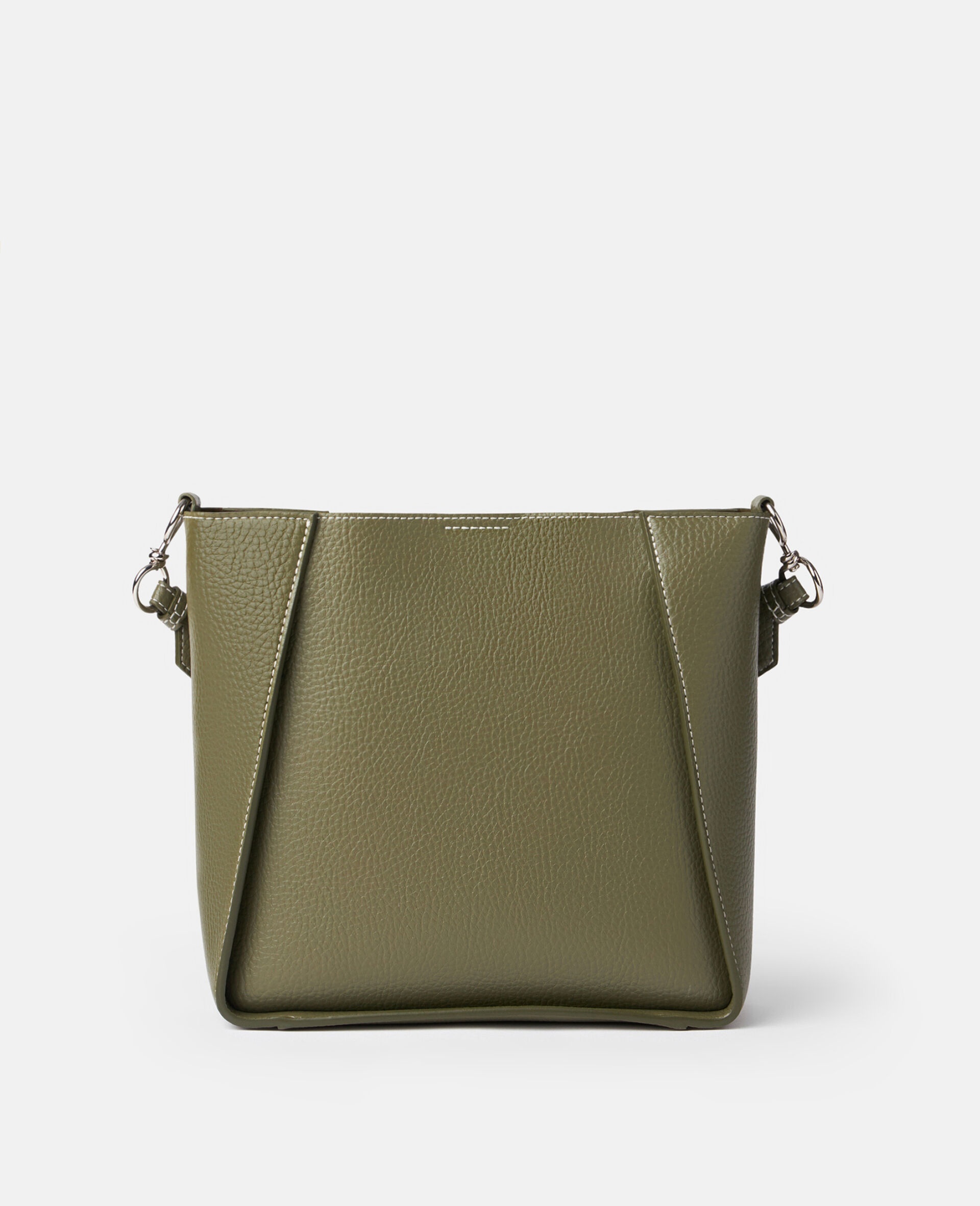 Logo Studded Grainy Alter Mat Shoulder Bag - 3