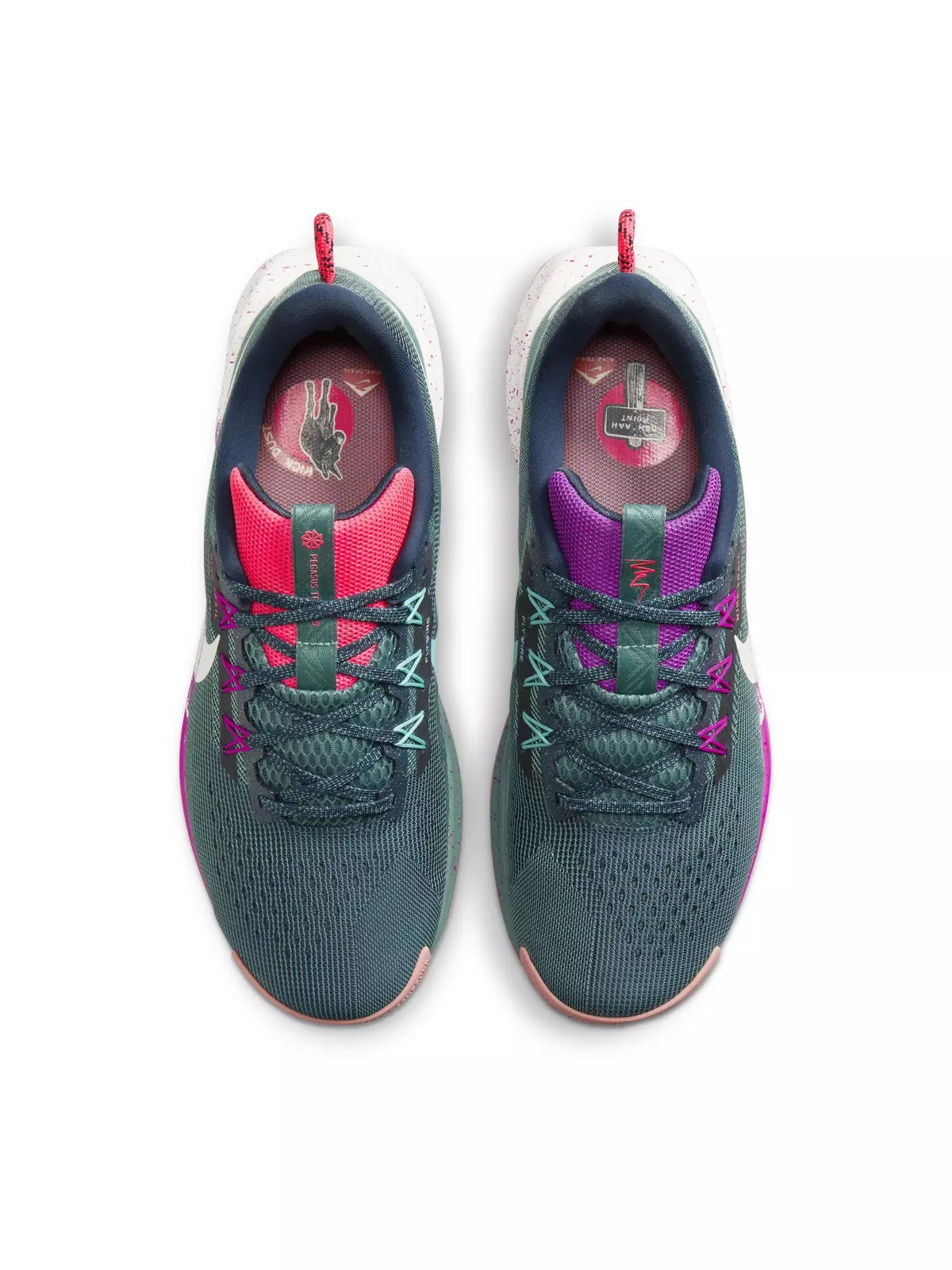 Pegasus Trail 5 "Armory Navy/Vivid Grape/Green Frost/Phantom" Men's Trail Running Shoe - 4