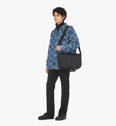 MCM Aren Messenger Bag in Visetos outlook