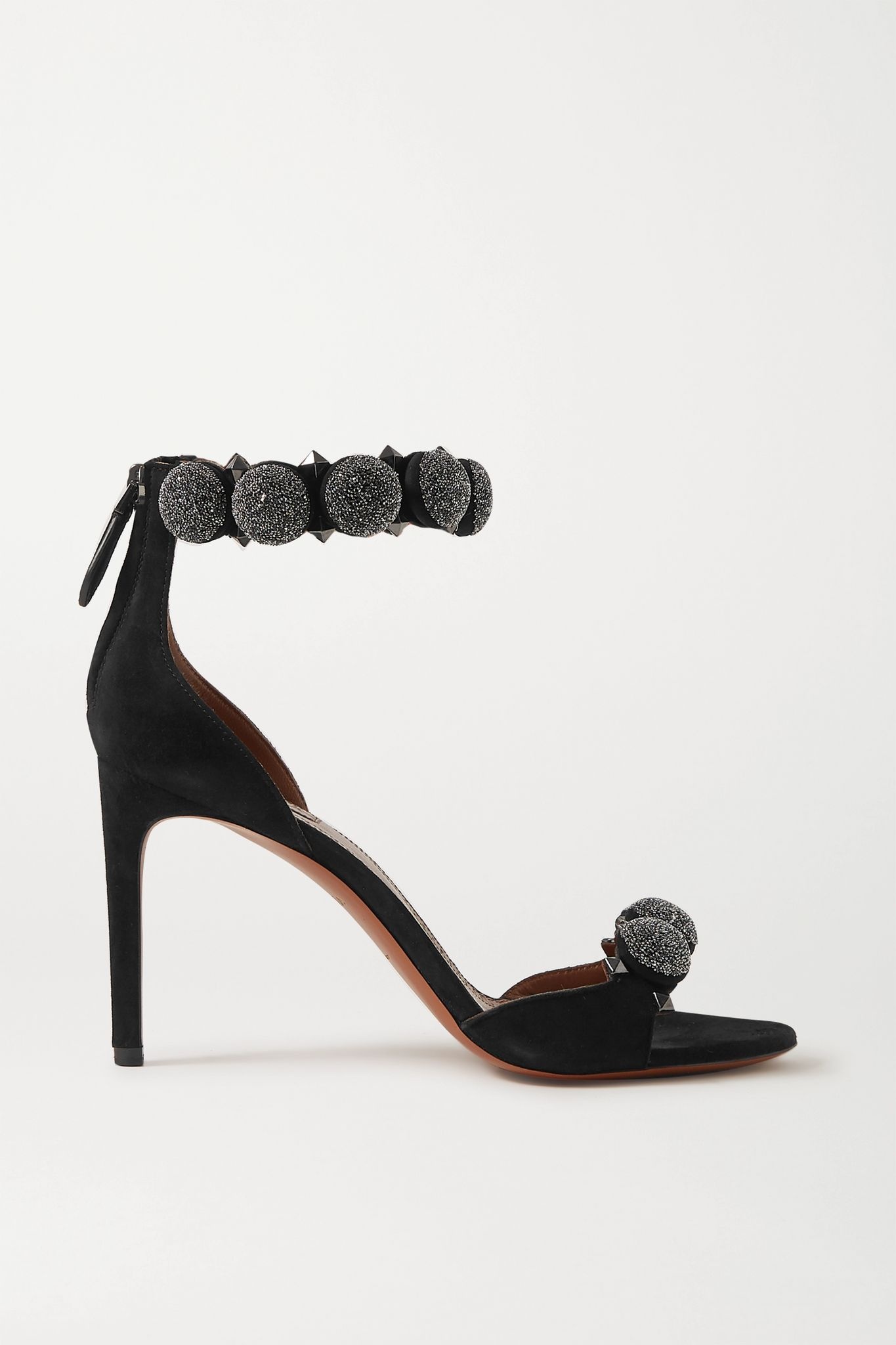 Bombe 110 studded suede sandals - 1