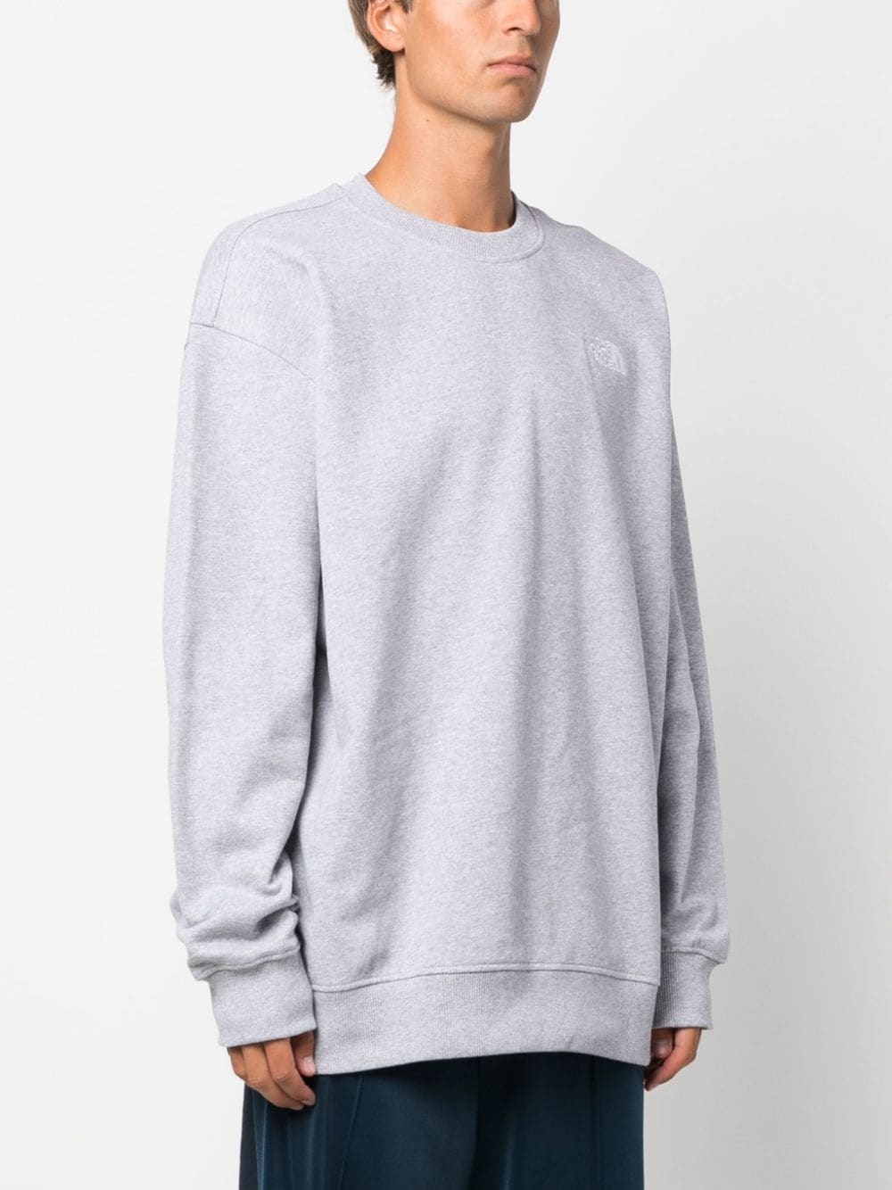 logo-print cotton-blend sweatshirt - 3