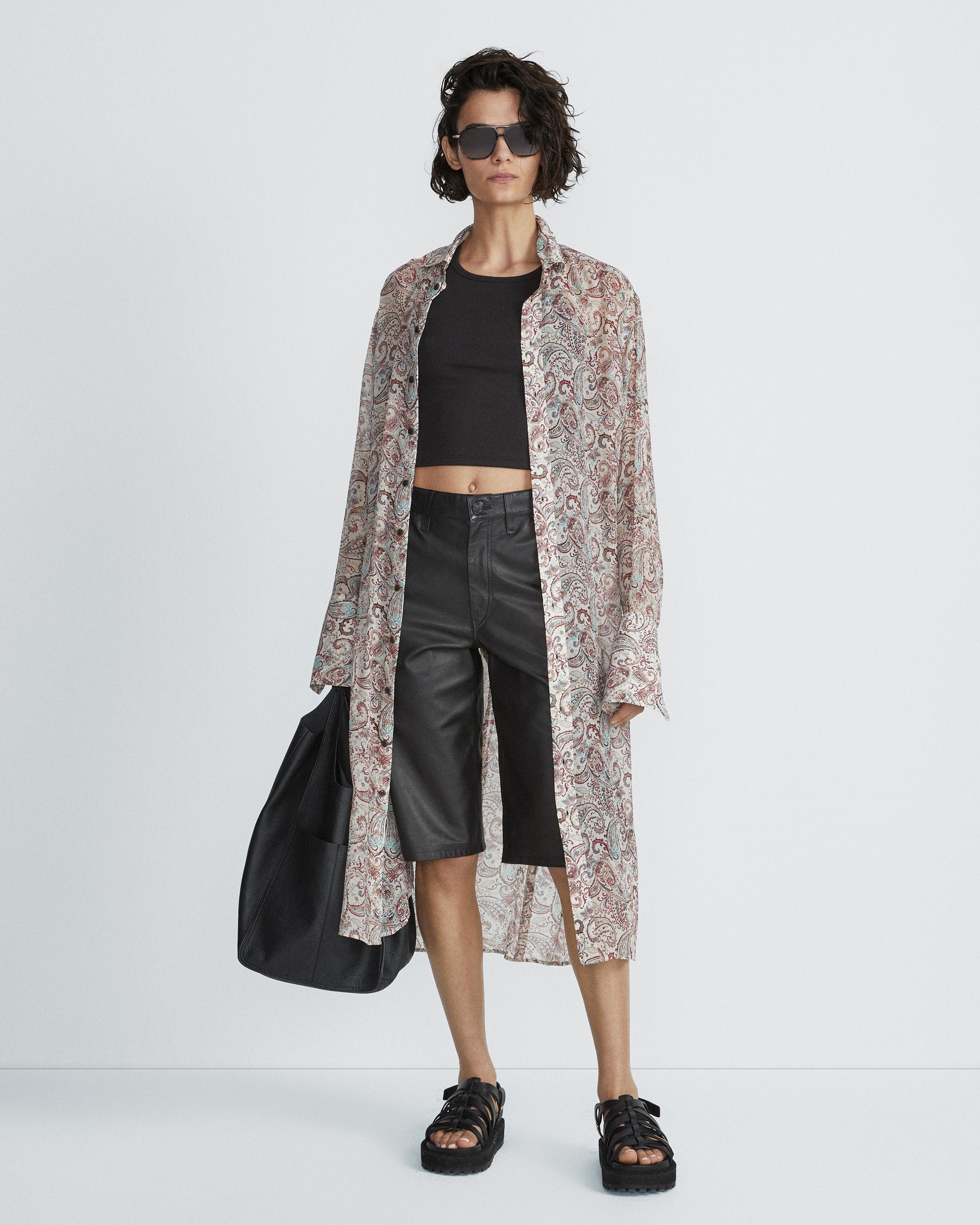 Leona Paisley Silk Dress
Midi Dress - 3