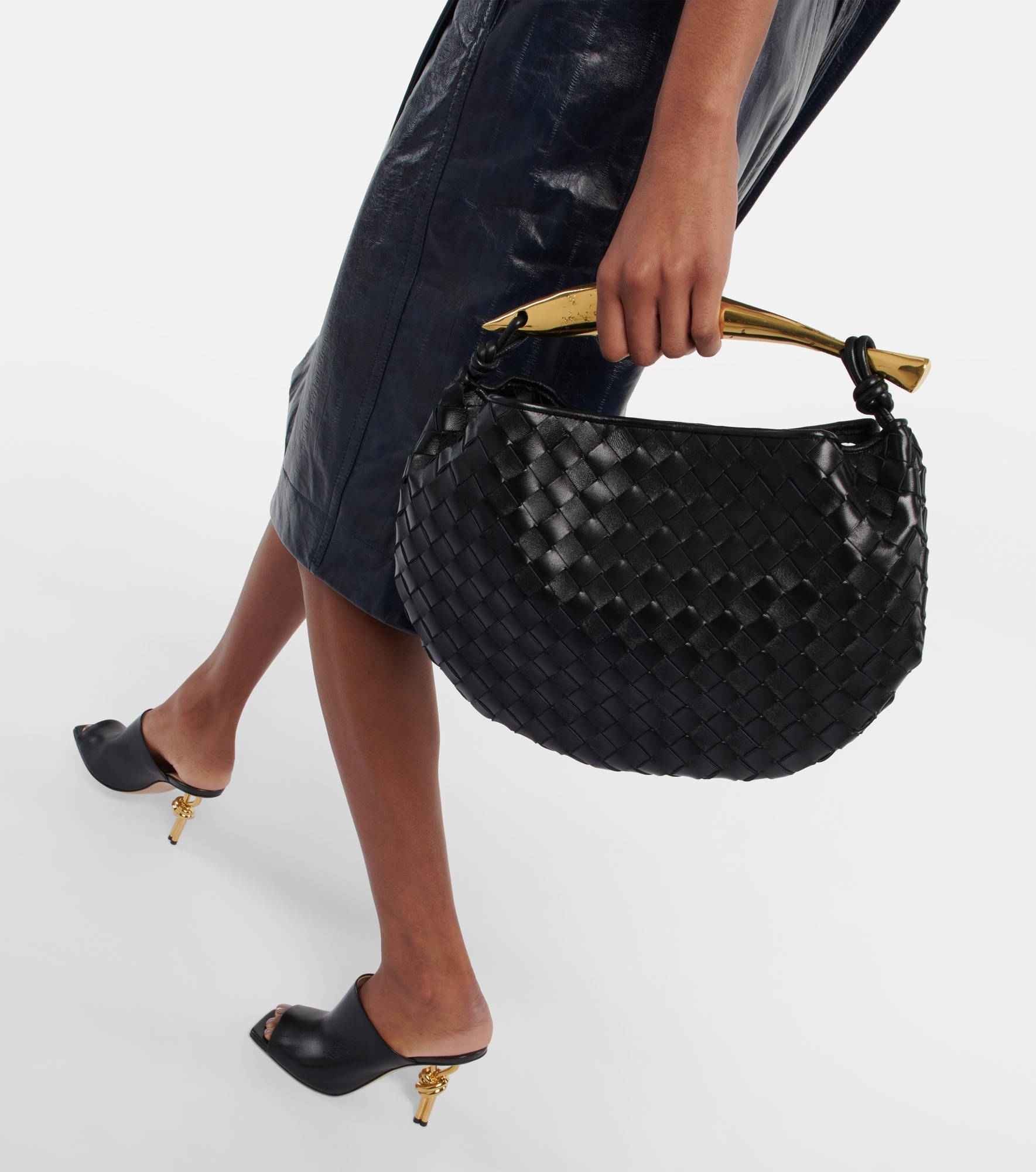 Sardine Small leather tote bag - 7