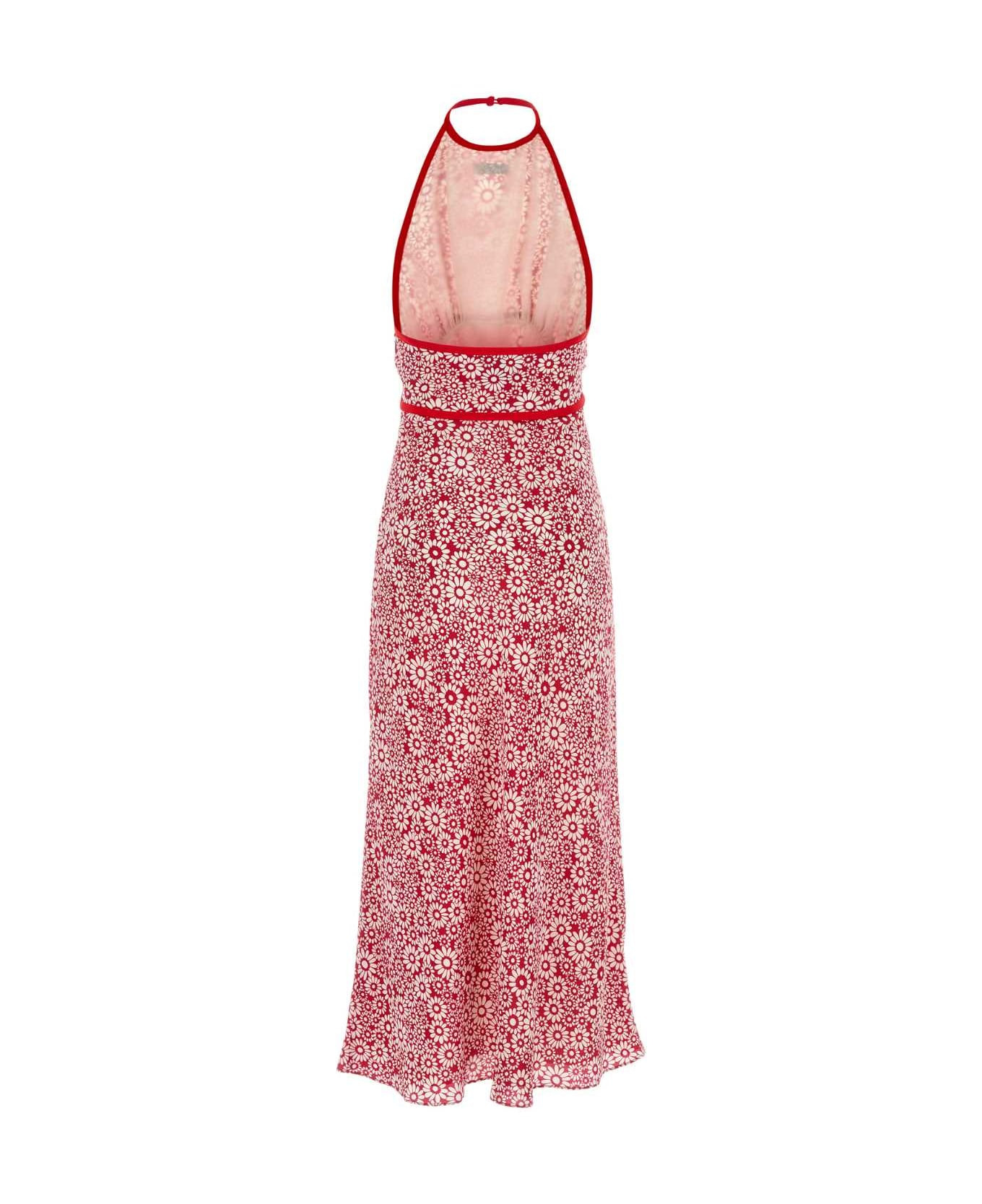 Printed Silk Dress - 2