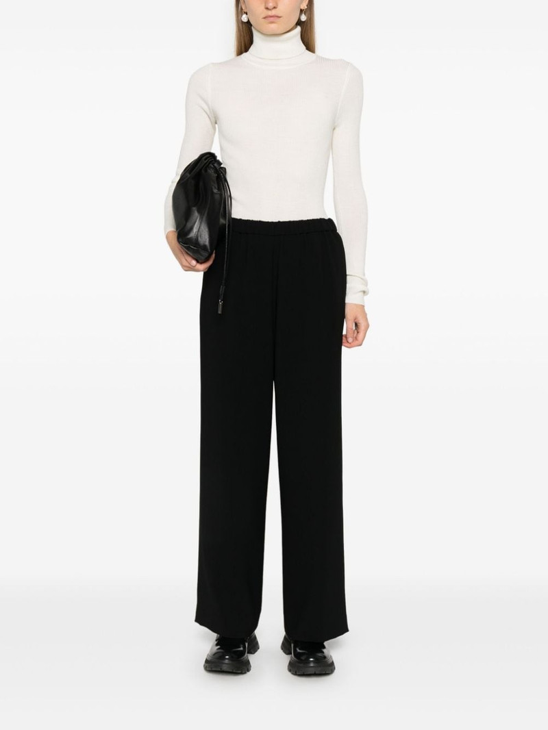 Aspesi crepe elasticated trousers outlook