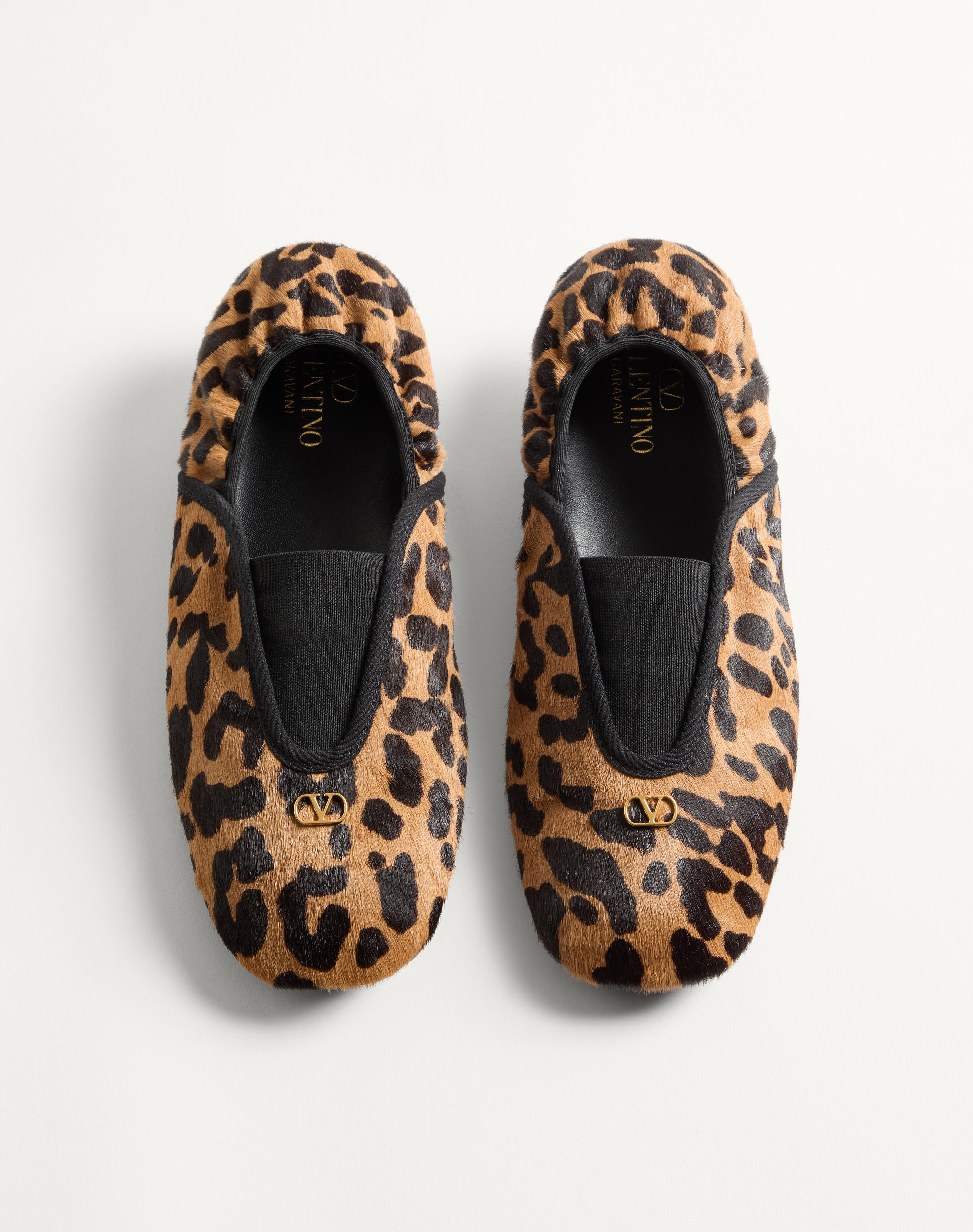 RHYTMIKA BALLERINA IN HAIR CALF WITH FAUVE ECLAT PRINT - 5