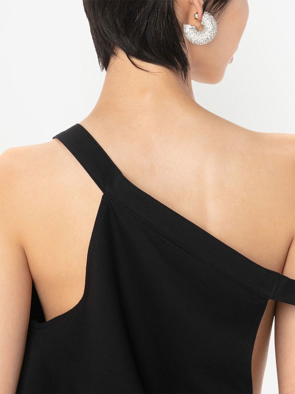 asymmetric draped top - 5