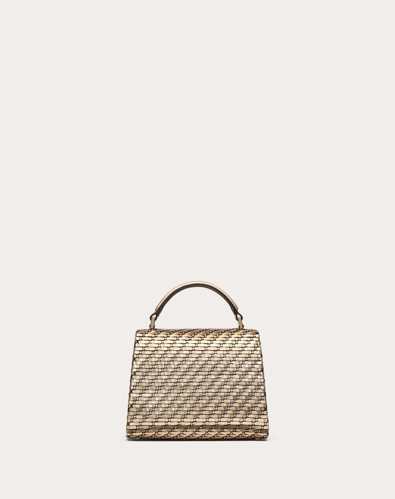 VALENTINO GARAVANI VSLING MINI WOVEN HANDBAG 4