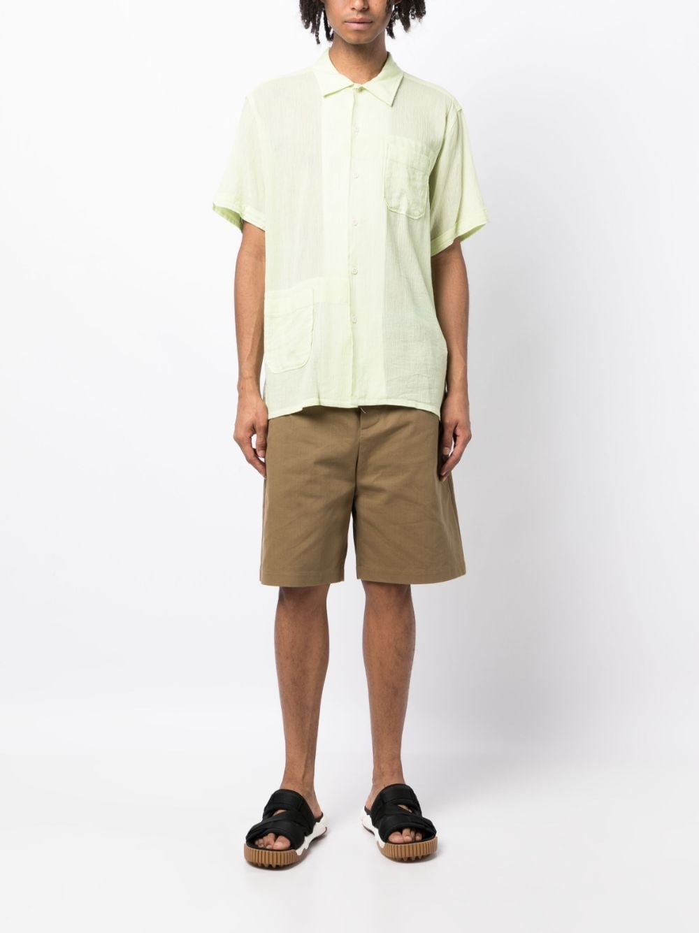 Camp patch-pocket cotton shirt - 2