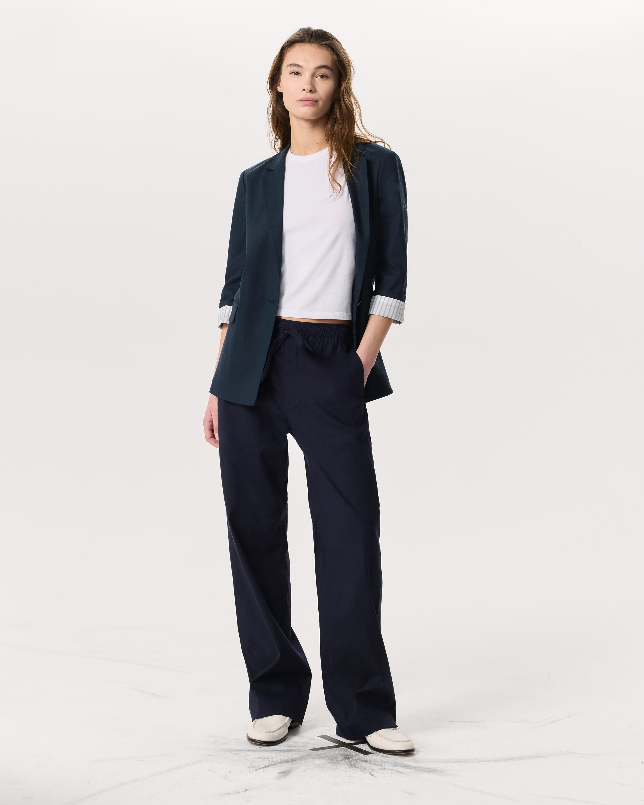 Jennie Linen-Blend Blazer - 4